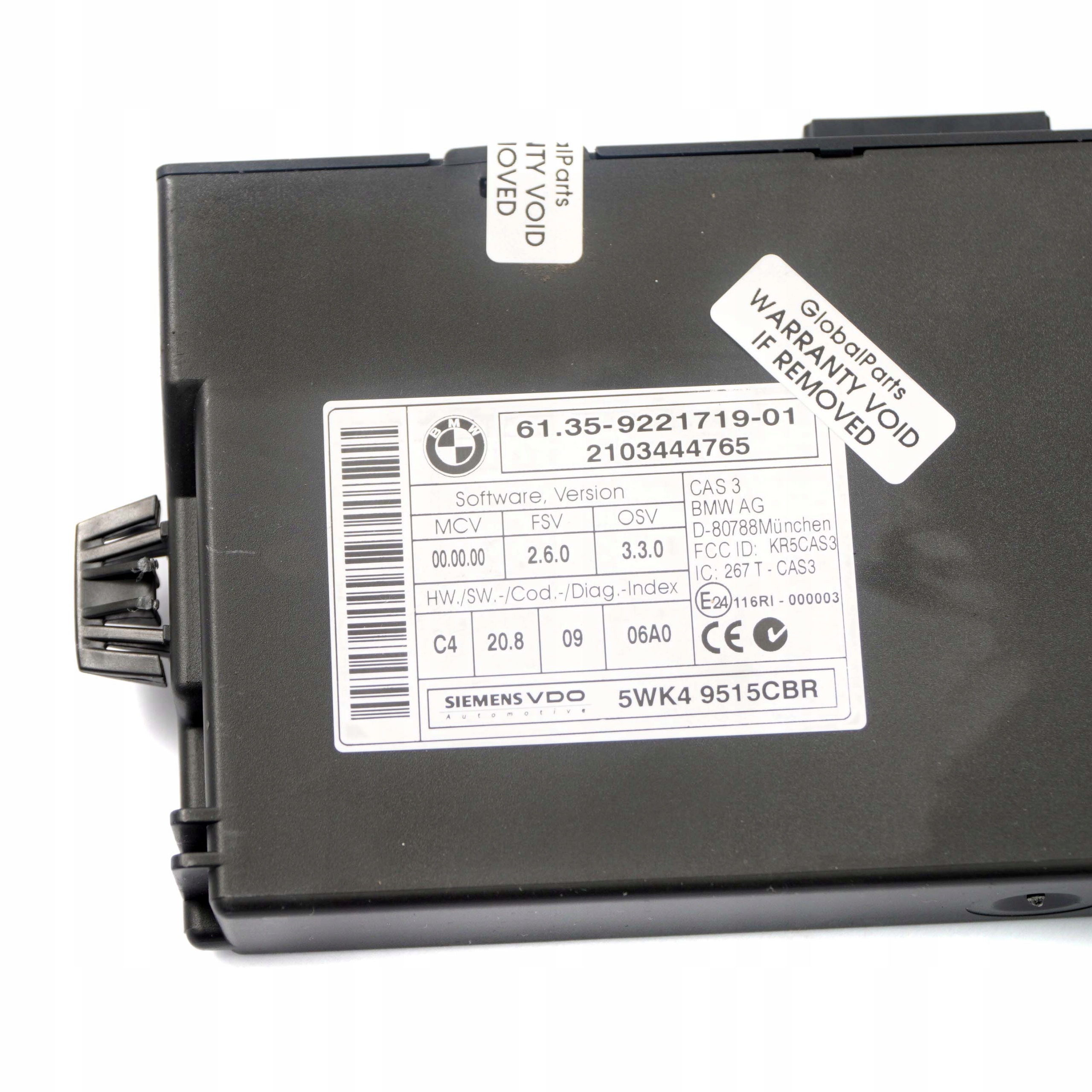 Mini Cooper S R55 R56 LCI N18 1.6 184HP ECU Kit DME 7619333 + CAS3 + Key Manual