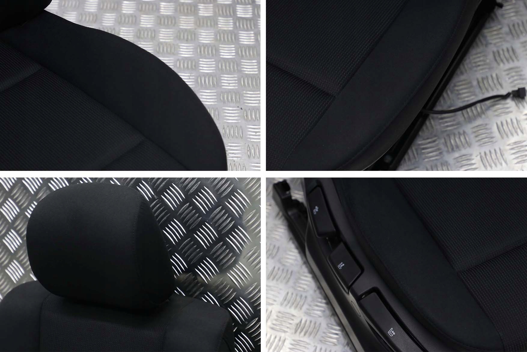 BMW X3 Series E83 LCI Fabric Cloth Twill Anthracite Front Right O/S Seat