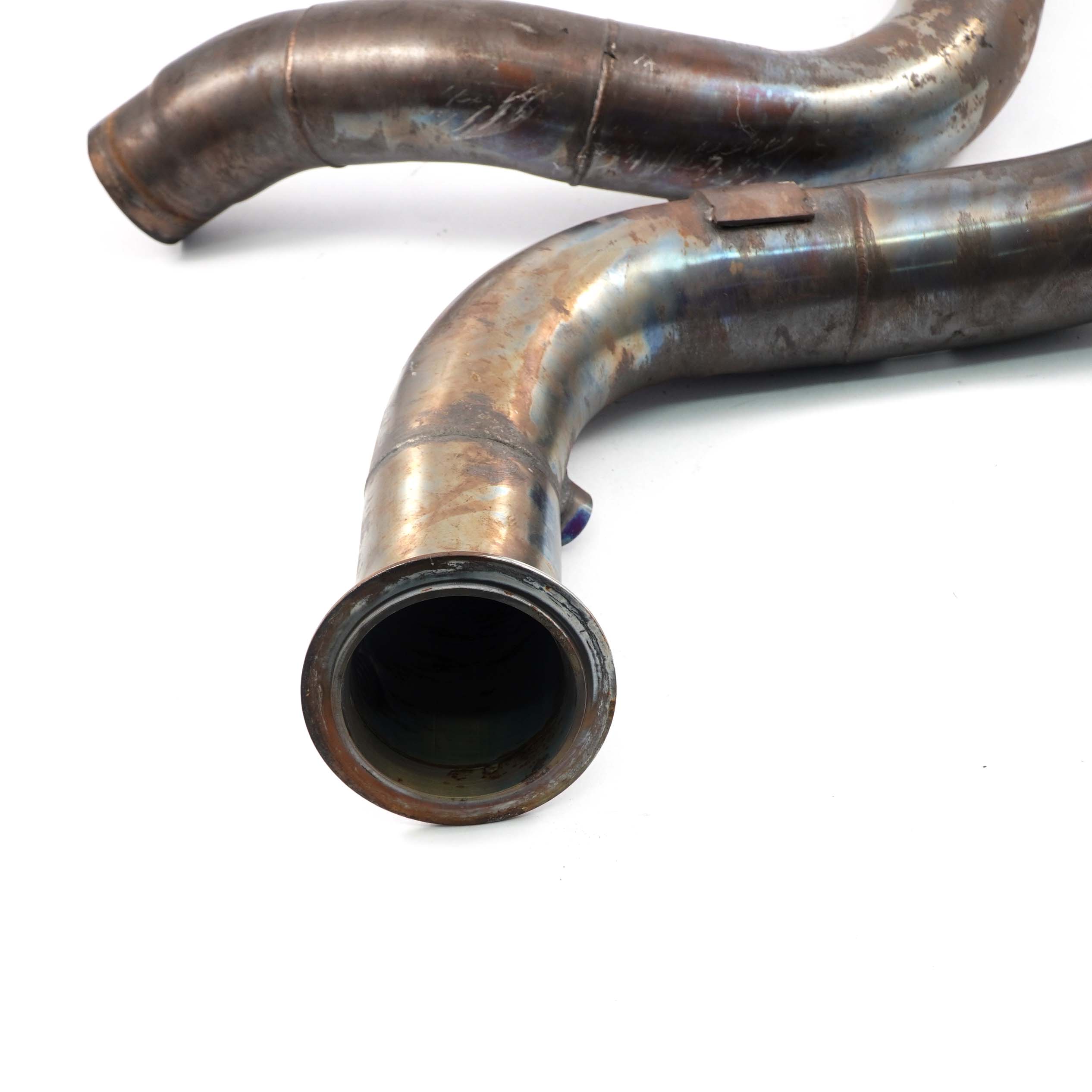 BMW F10 M5 F12 F13 M6 S63N Exhaust Decat Catless Downpipe Pipes Set