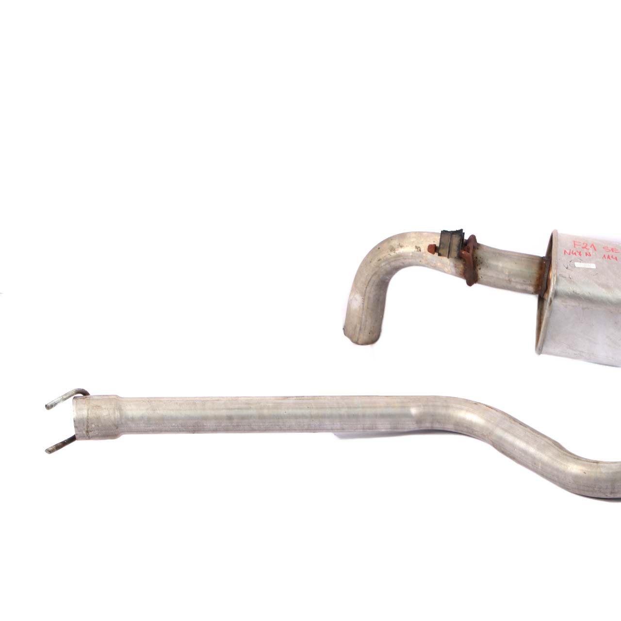 Muffler Silencer BMW F20 F21 Exhaust Box Pipe Hose 7613663 A2A BMS122