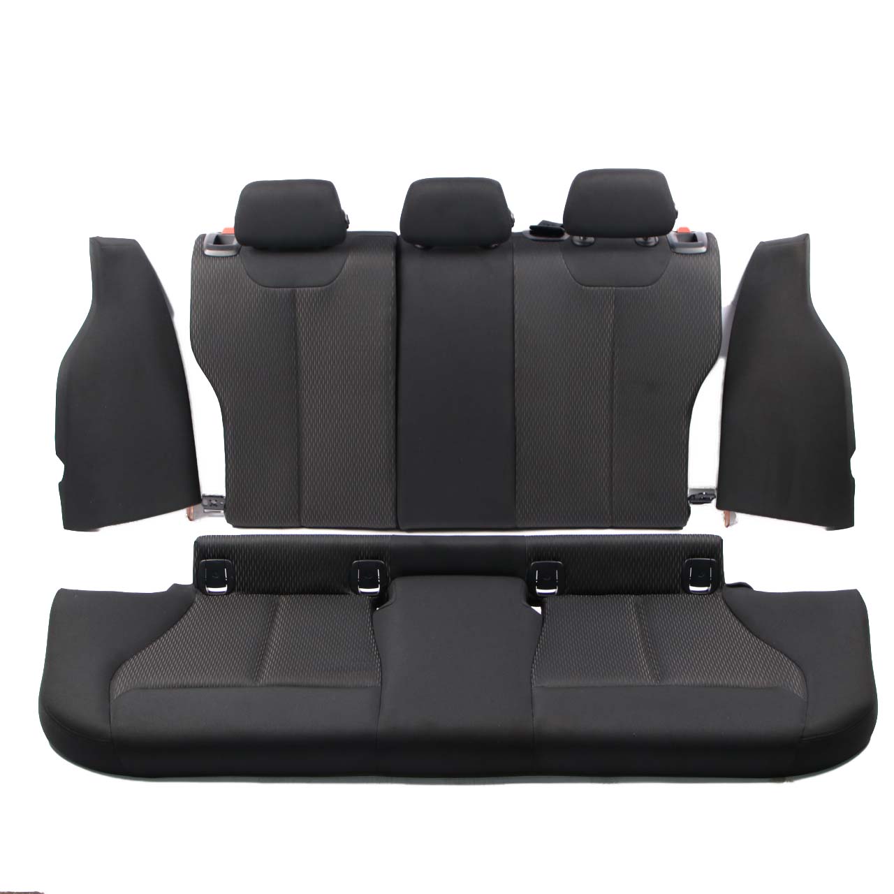 BMW F20 Cloth Fabric Interior Seats Front Rear Black Move Anthracite Door Cards