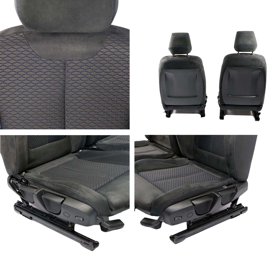 Seats BMW F20 M Sport Cloth Fabric Hexagon Alcantara Interior Seat Door Cards