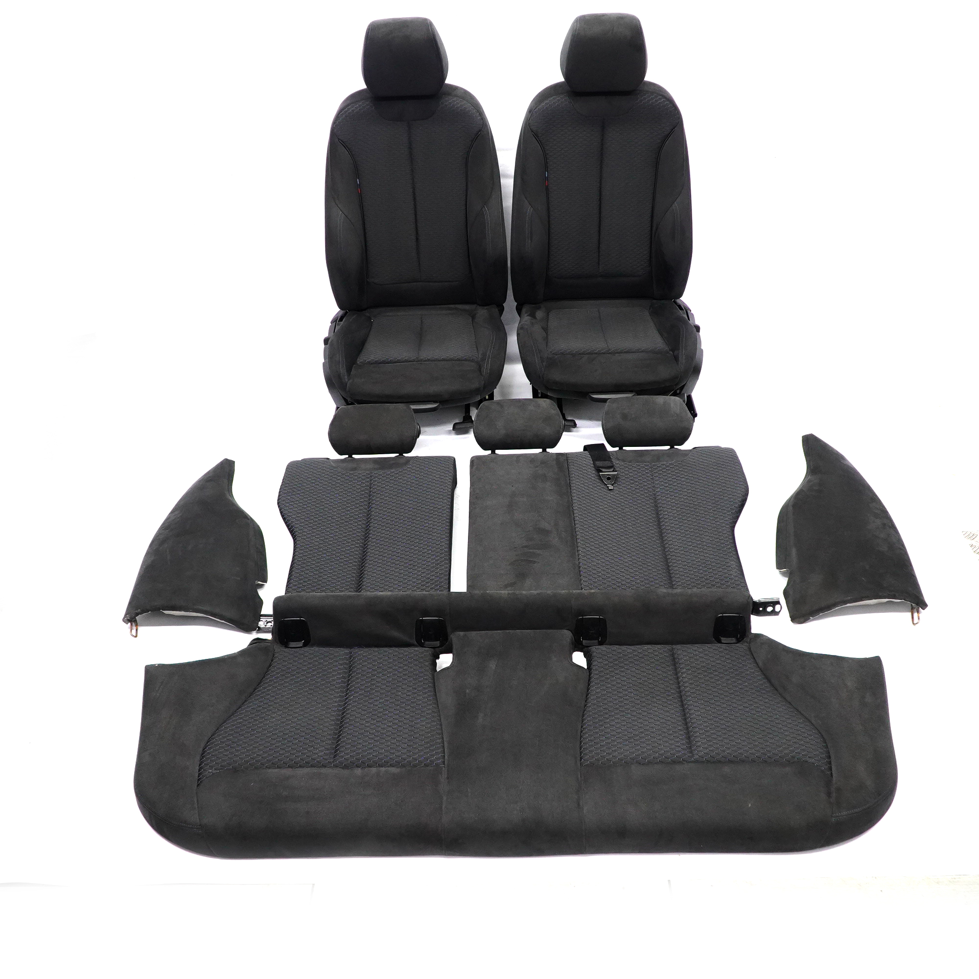 BMW F20 M Sport Cloth Fabric Hexagon Alcantara Interior Seats Seat