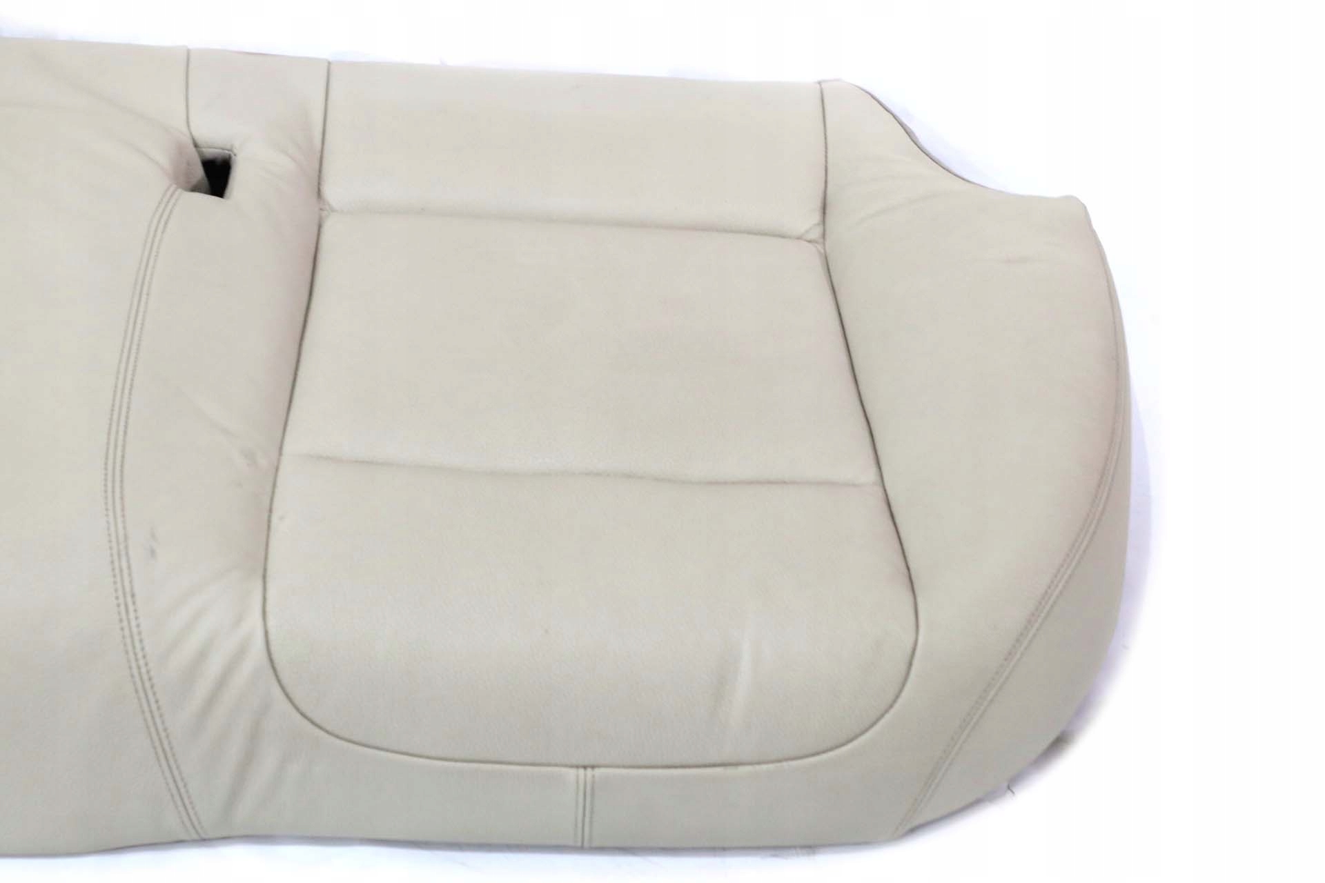 BMW 7 F01 F02 LCI Rear Seat Bench Couch Leather Cover Elfenbeinweiss White