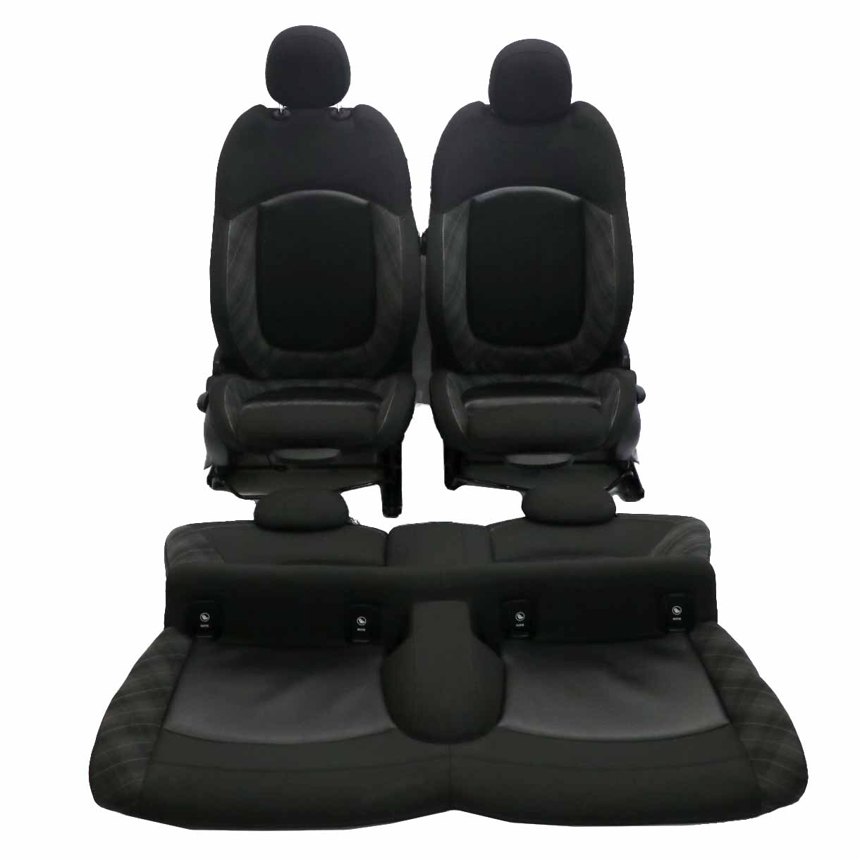 Mini Cooper One F56 Fabric Cloth / Leather Sport Seats Diamond Carbon Black