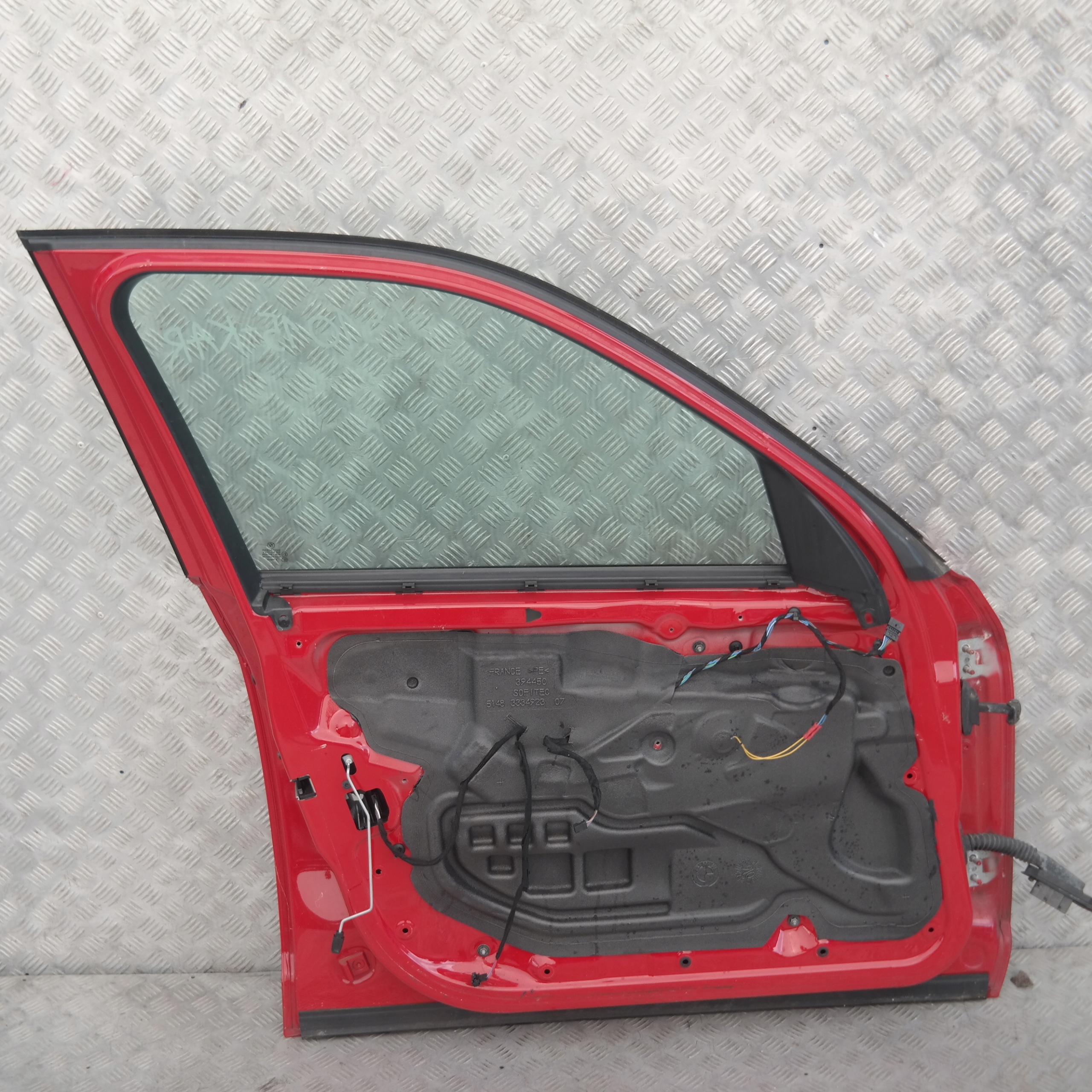 BMW X3 SERIES E83 Door Front Left N/S Karmesinrot Crimson Red - A61