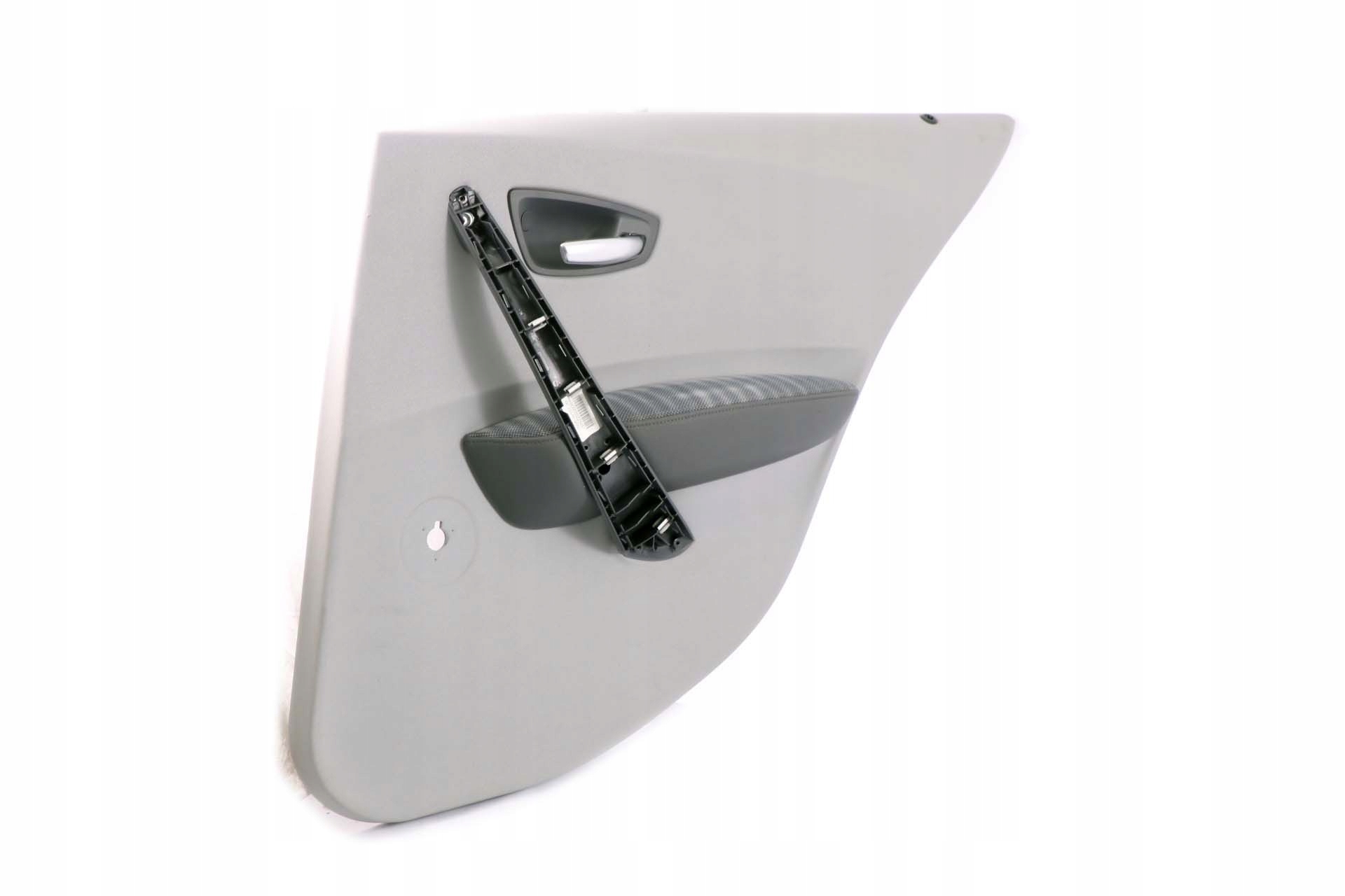 BMW 1 Series E87 Door Card Trim Panel Rear Right O/S Alaskagrau Grey