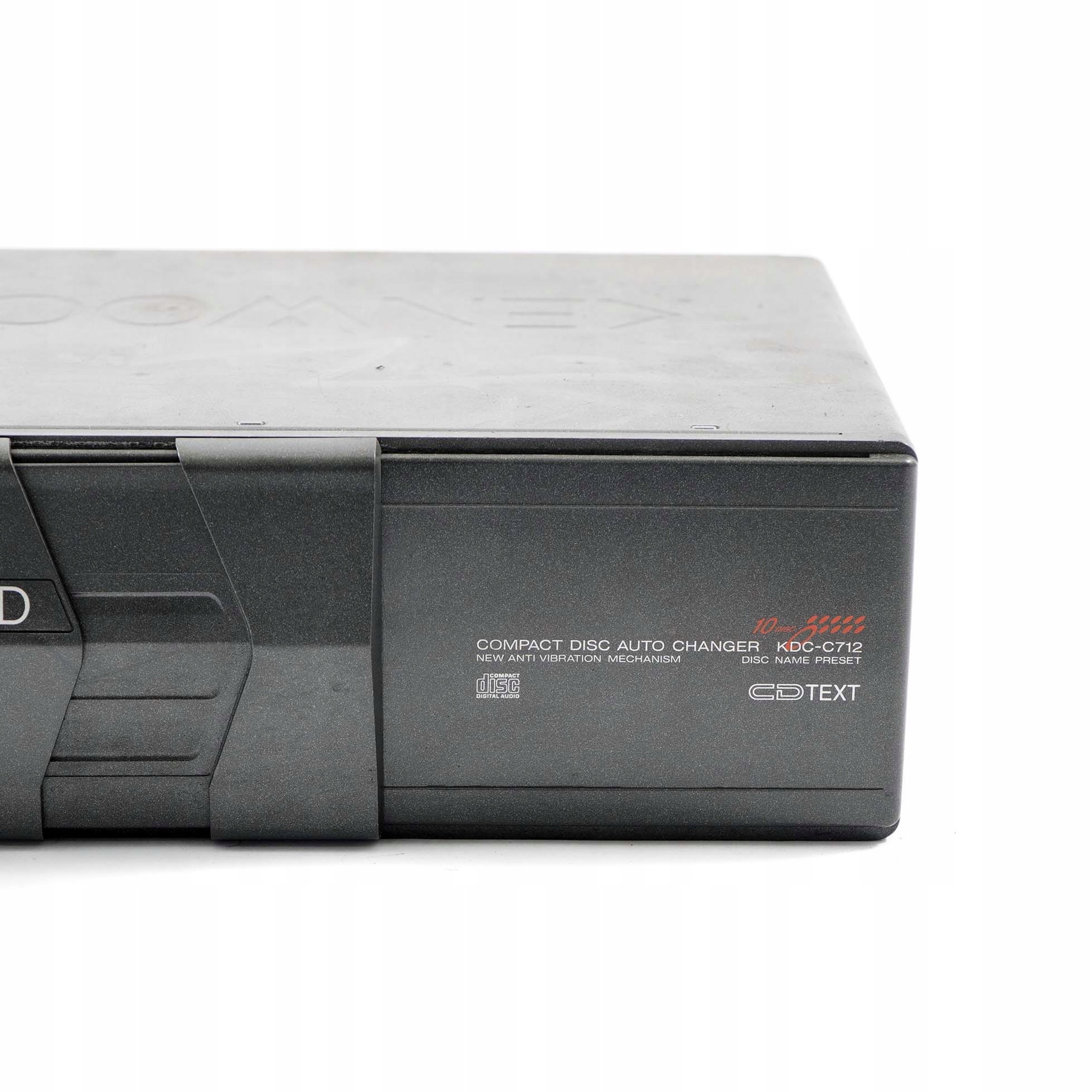 Kenwood KDC-C712 10-Disc Car CD Compact Disc Auto Changer Without Magazine