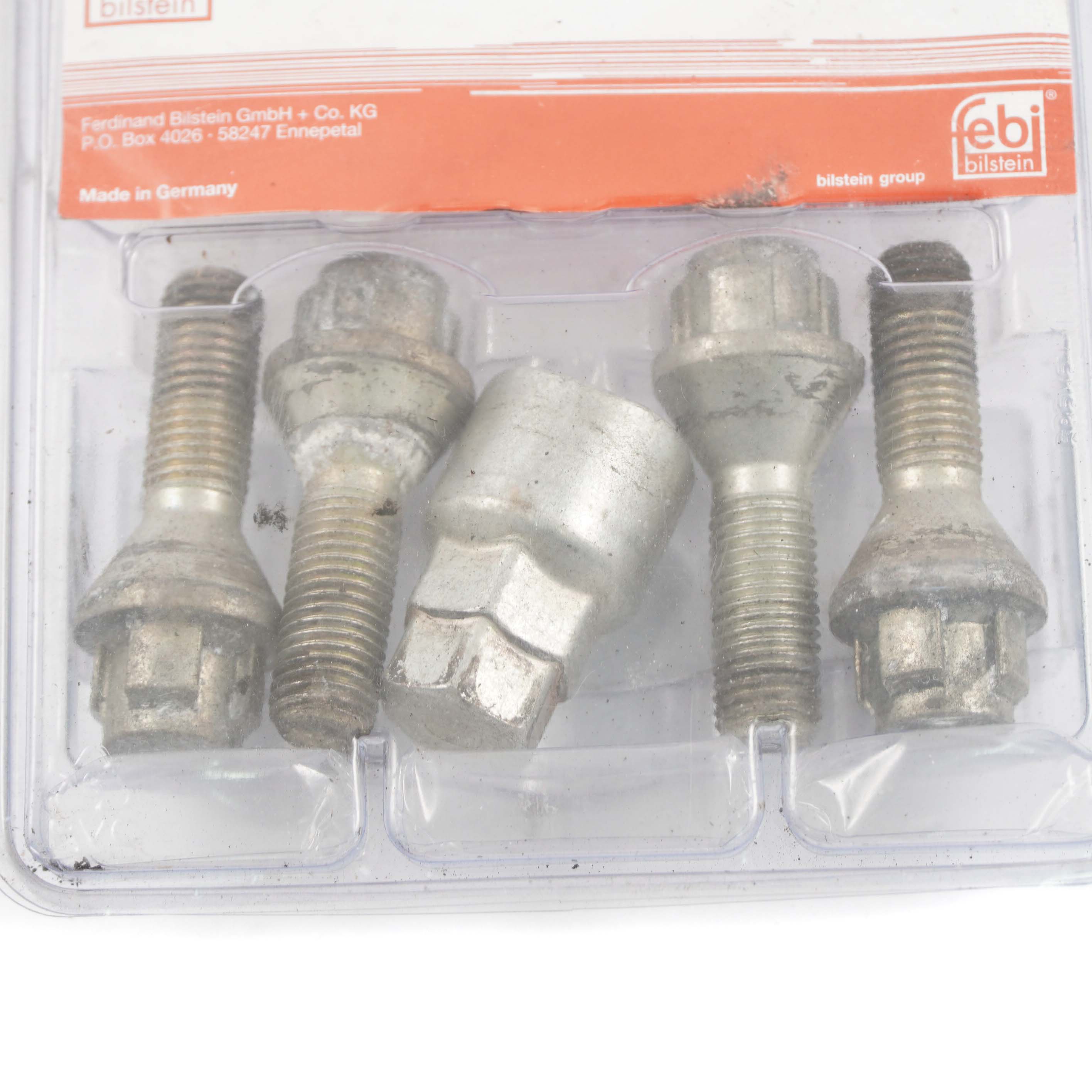 BMW 1 E87 Febi 27049 Locking Wheel Bolt Locks Security Nut Set M12x1.5x28