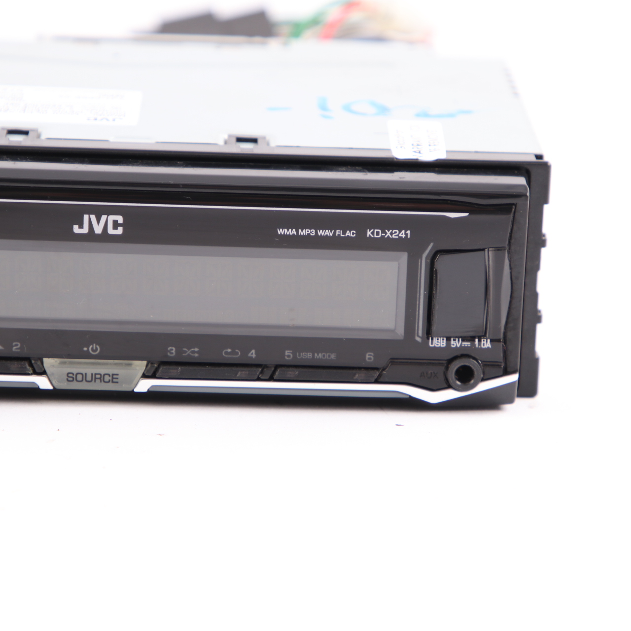 Genuine JVC KD-X241 Car Radio Stereo USB MP3 WMA WAV FLAC Audio Player Head Unit