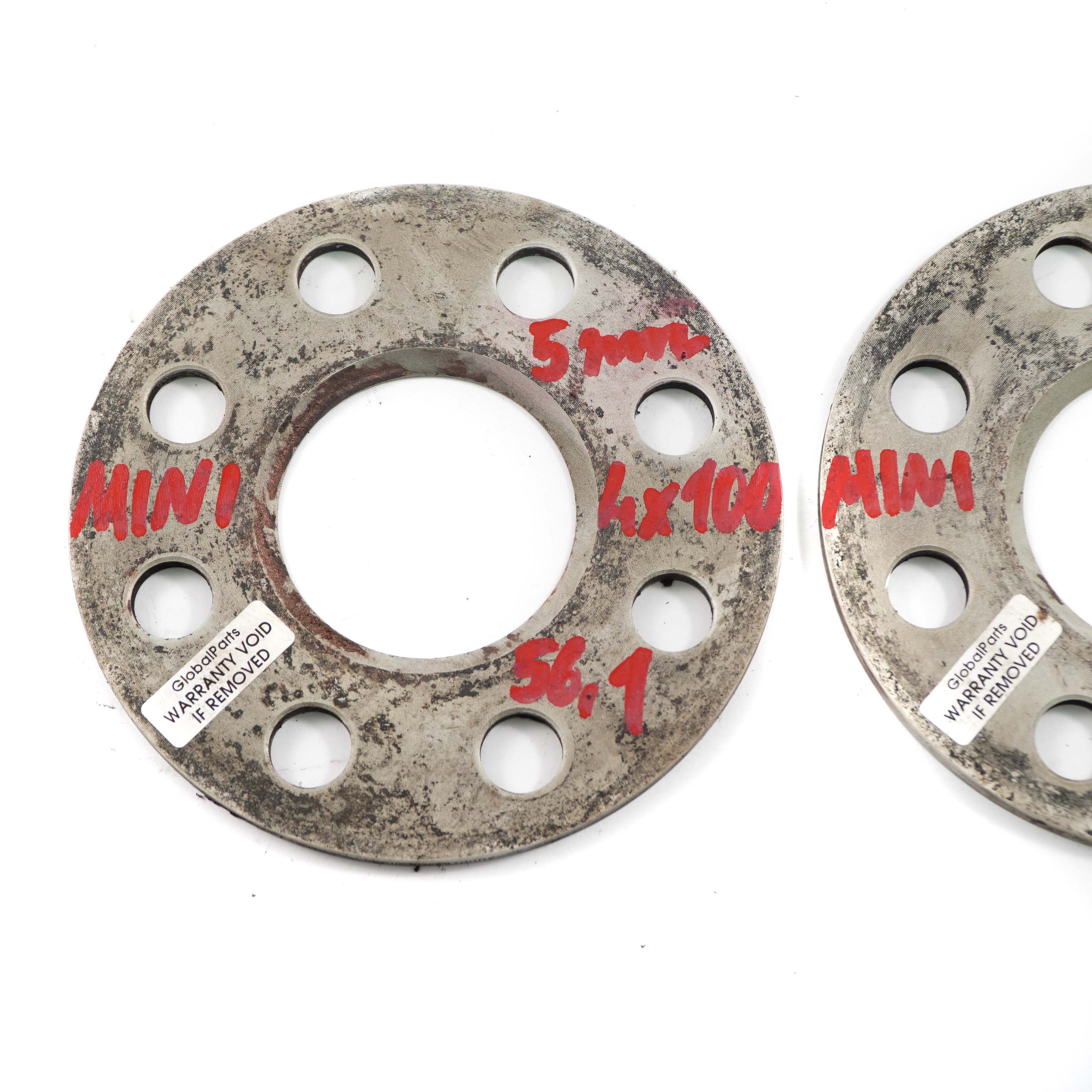 Alloy Wheel Spacers Hubcentric Shims Mini 4x100 56.1mm 5mm