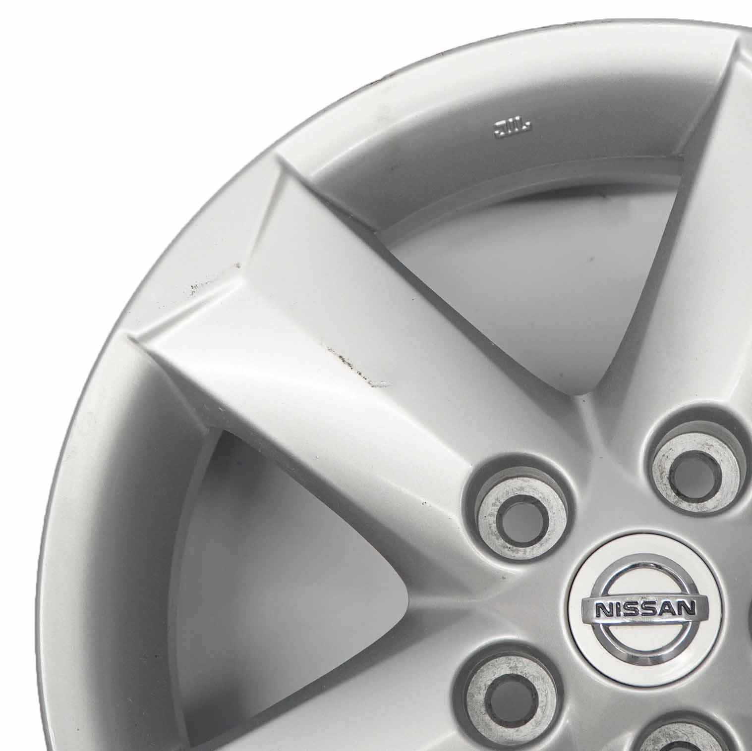 Nissan Qashqai Silver Alloy Wheel Rim 16" ET:40 6,5J N3160140