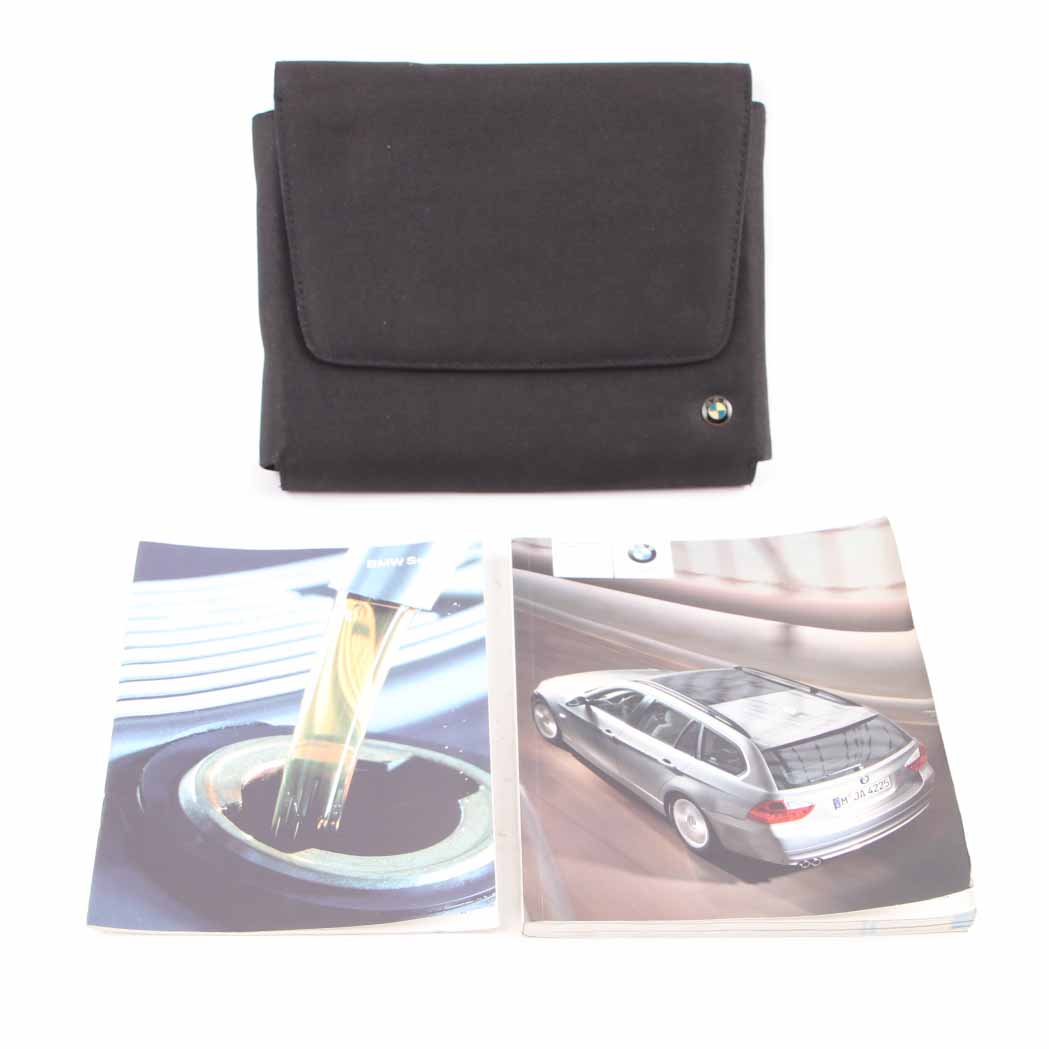 BMW E91 Touring Service Booklet Owner's Handbook Set Pouch Case Wallet