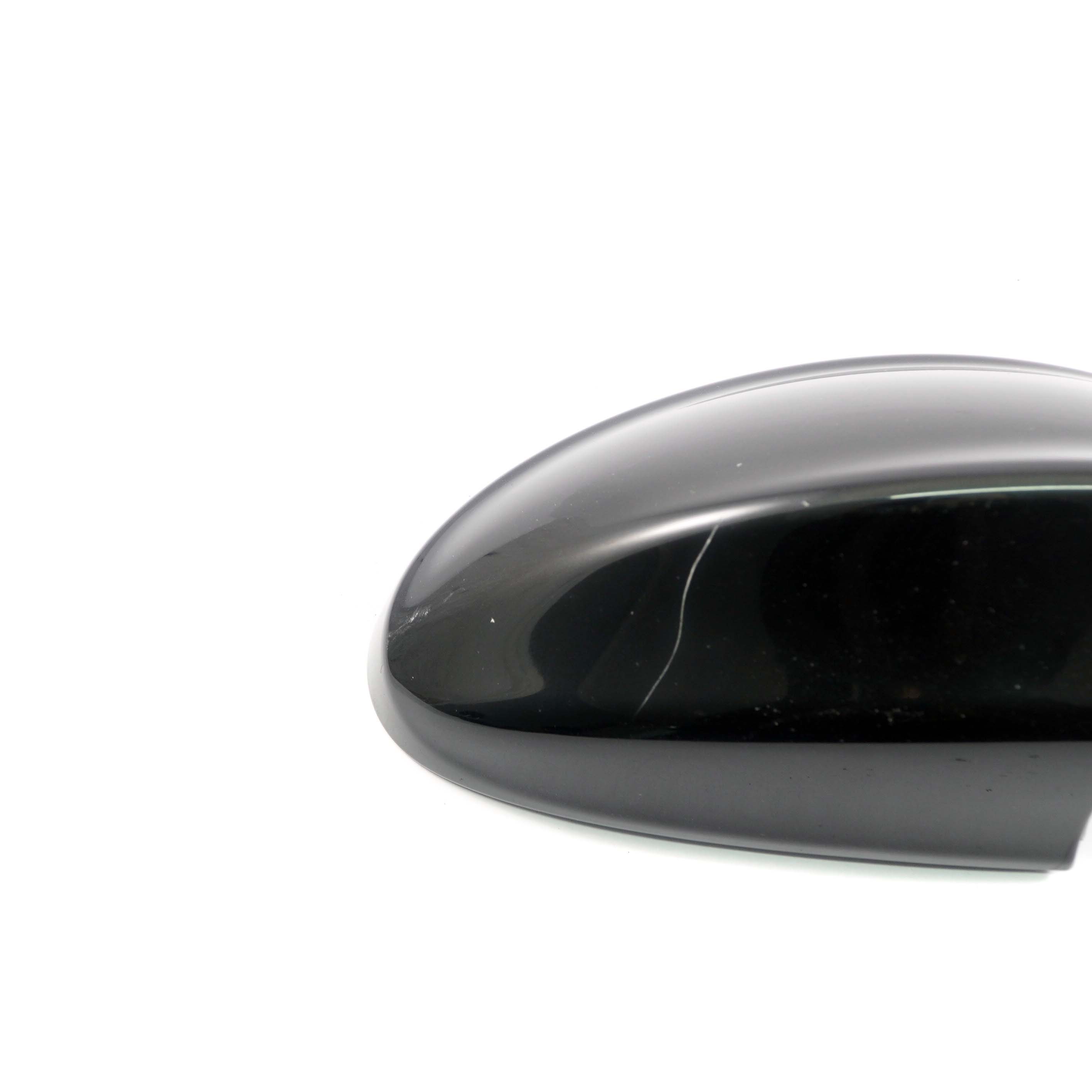 BMW 3 Series E90 E91 3 Right Cover Cap O/S  Casing Wing Mirror Black Sapphire