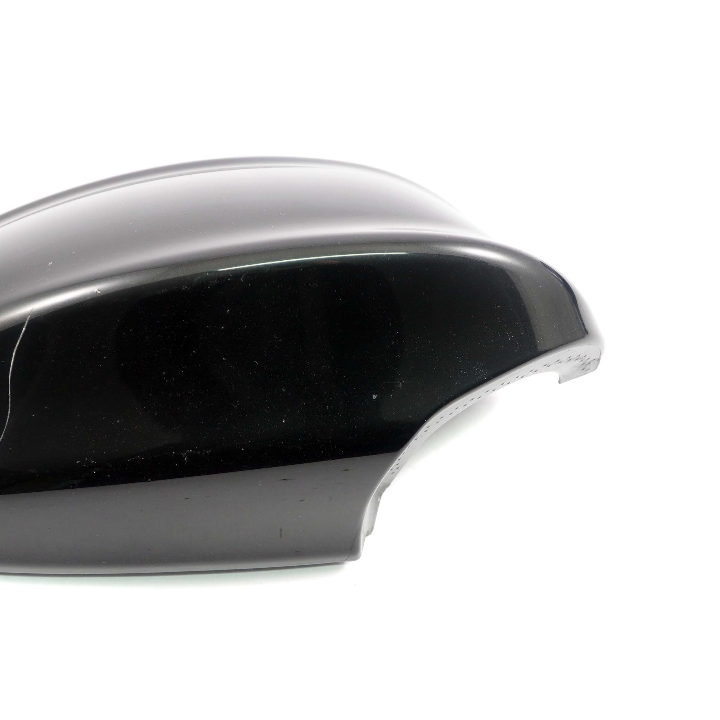 BMW 3 Series E90 E91 3 Right Cover Cap O/S  Casing Wing Mirror Black Sapphire