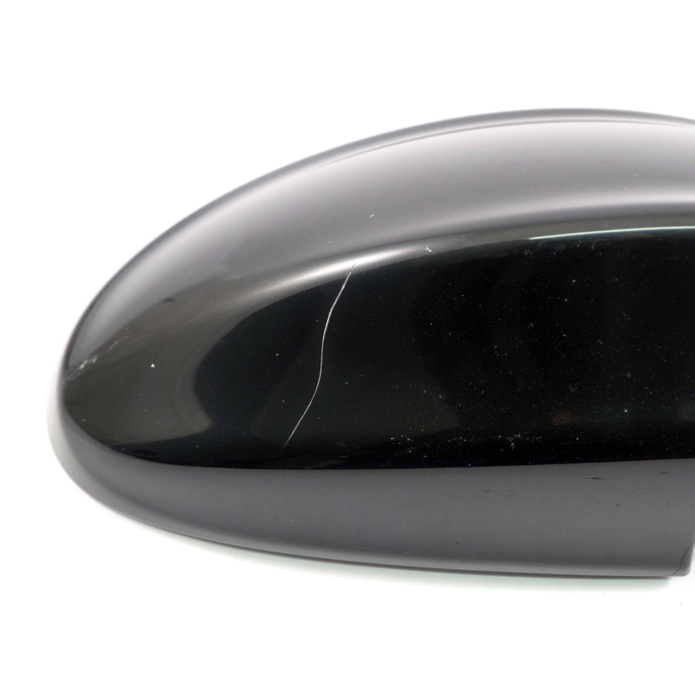 BMW 3 Series E90 E91 3 Right Cover Cap O/S  Casing Wing Mirror Black Sapphire