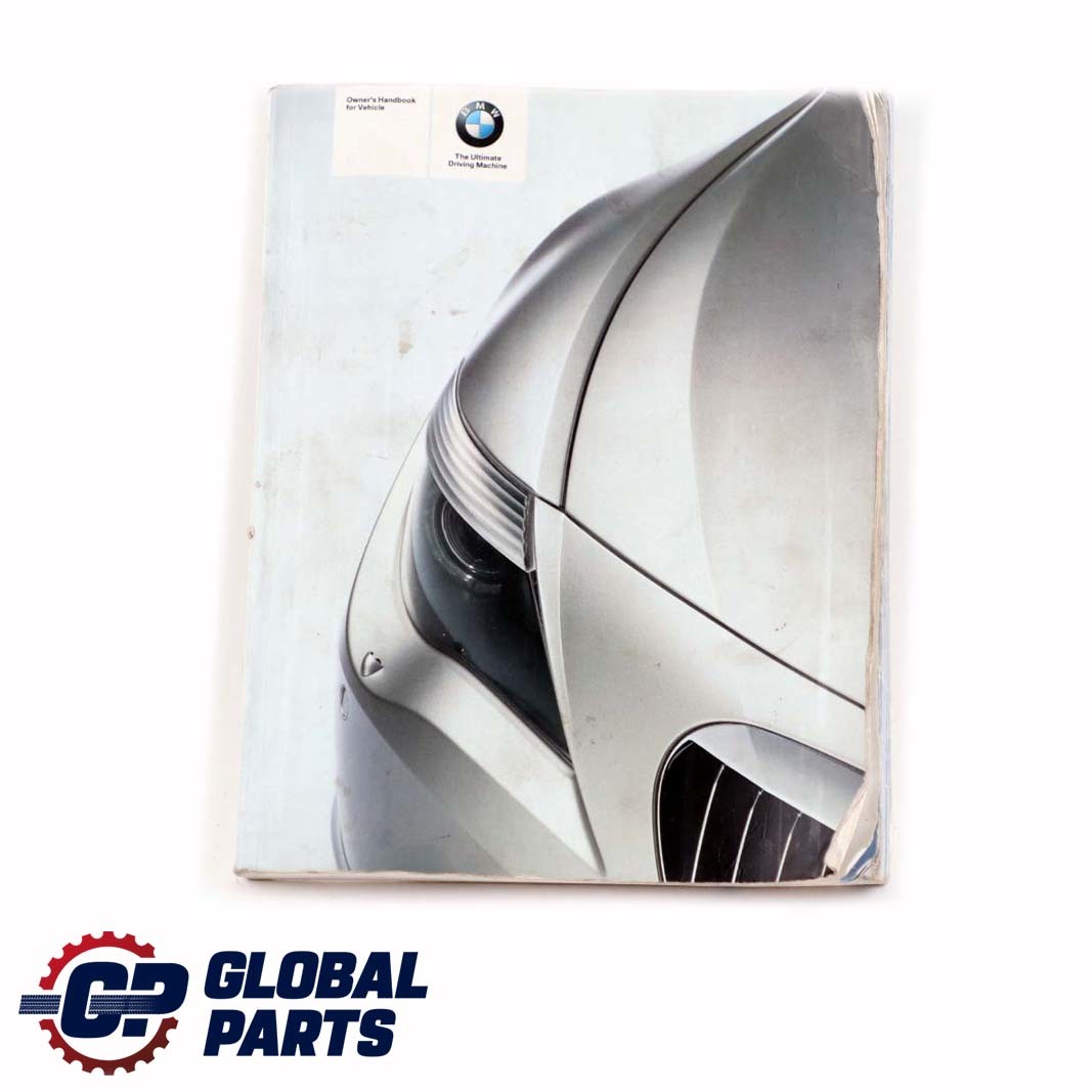 BMW 6 Series E63 E64 Owner's Handbook Manual Book 0158452