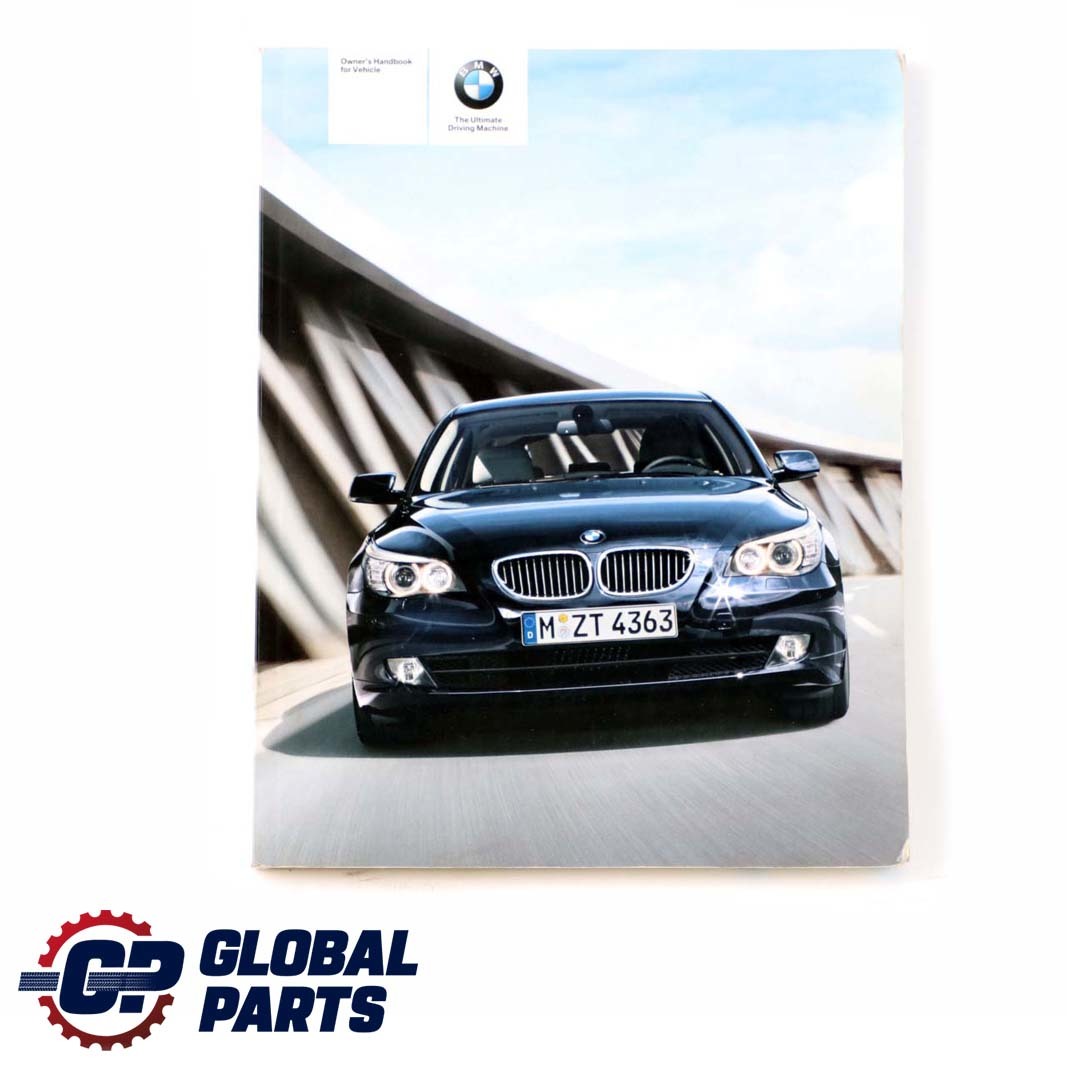 BMW 5 Series E60 E61 LCI Service Booklet Owner's Handbook Books Set Case