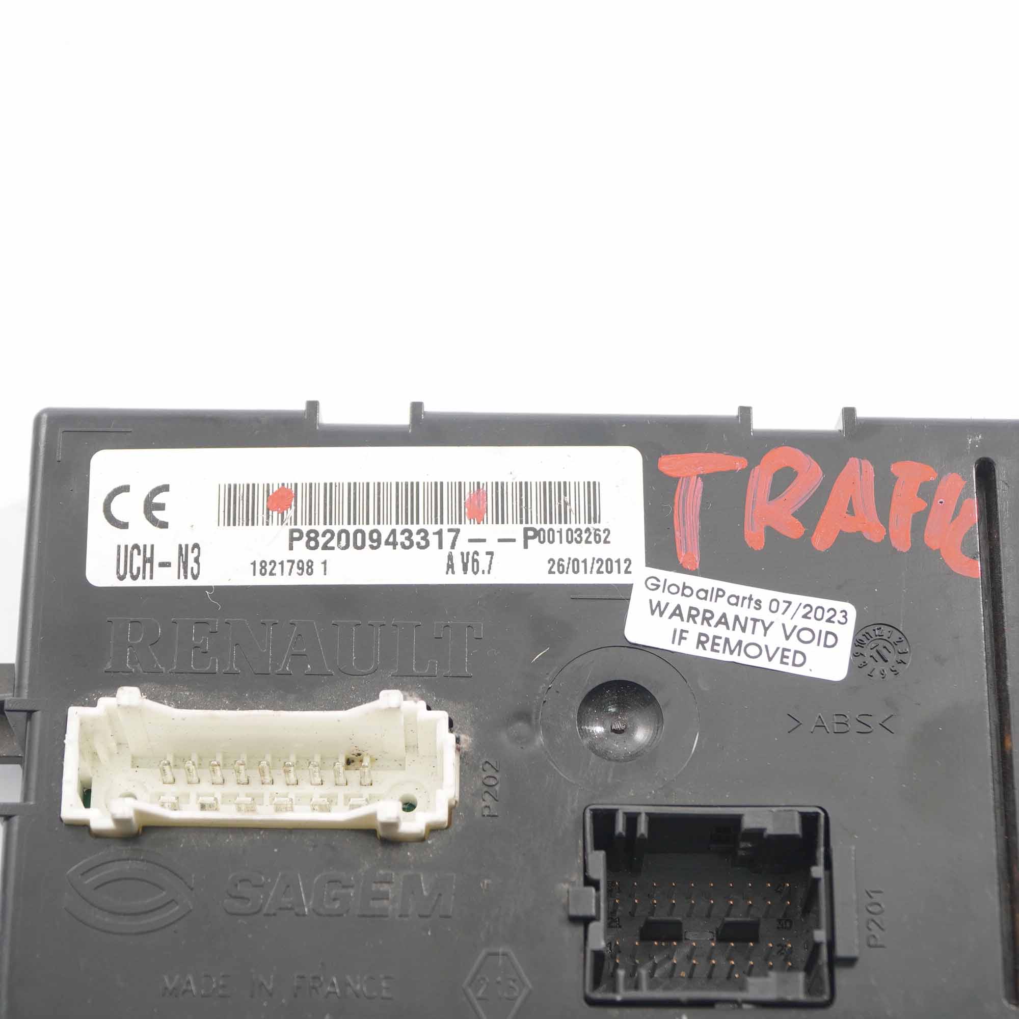 Renault Trafic II Control Unit Body Control Module BCM ECU P8200943317