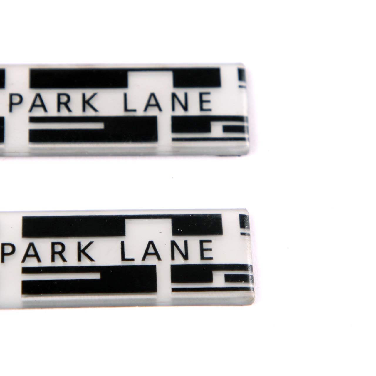 Mini R50 Park Lane Sticker Rear Window Decals Plates Set