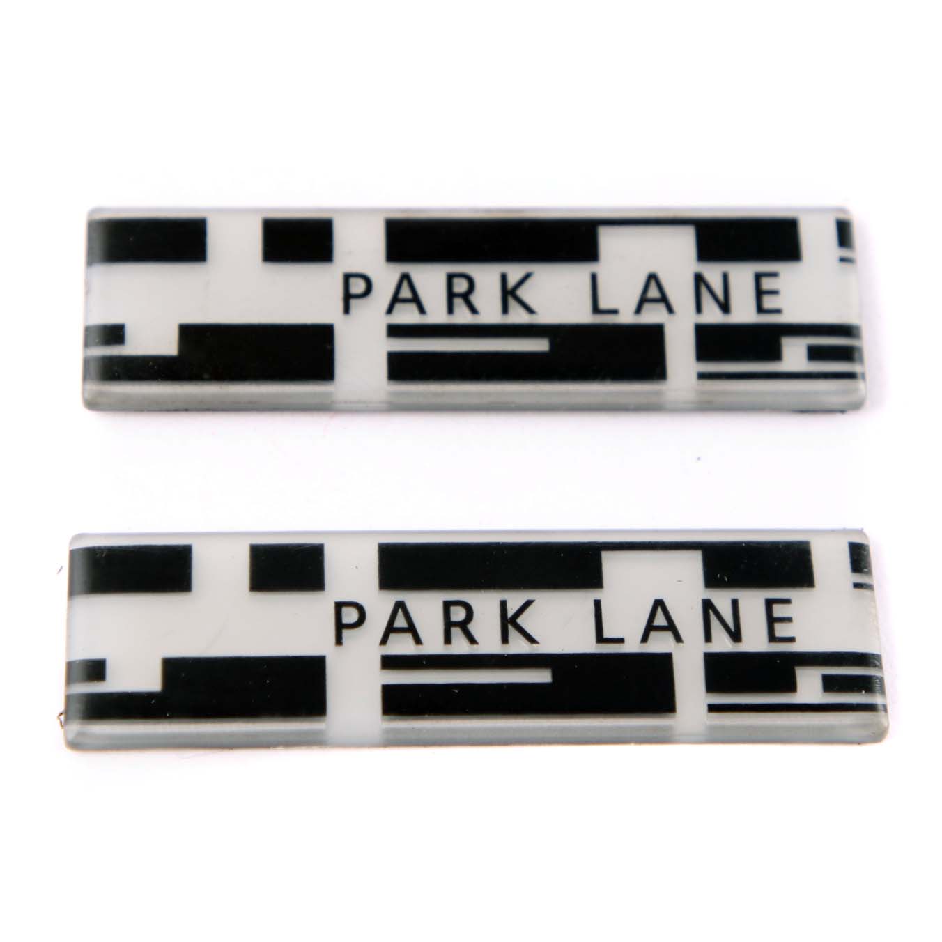 Mini R50 Park Lane Sticker Rear Window Decals Plates Set