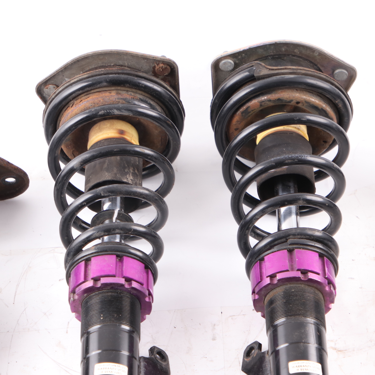 Spring Strut Mini R55 Stance+ Front Rear Suspension N/O/S Shock Absorber Set