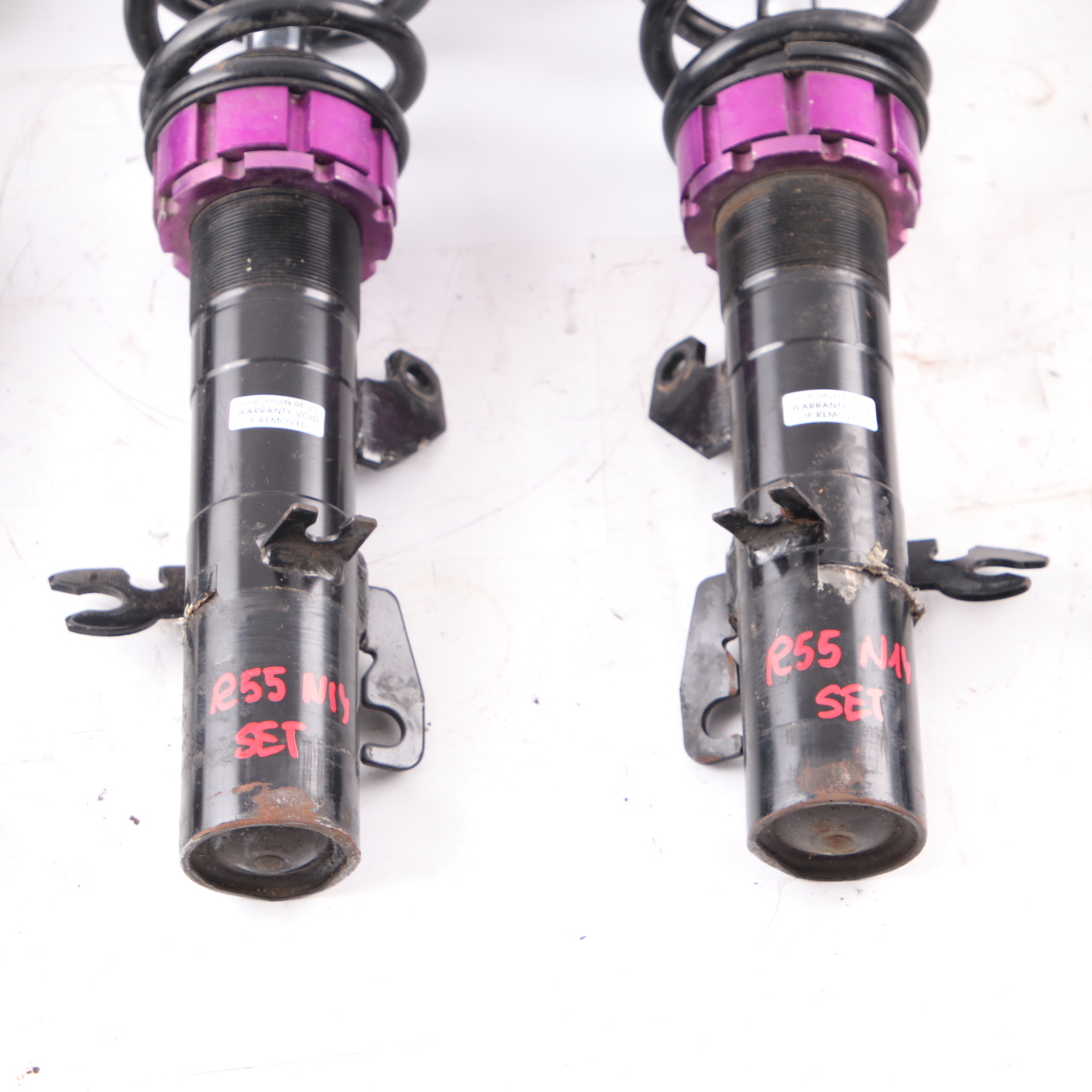 Spring Strut Mini R55 Stance+ Front Rear Suspension N/O/S Shock Absorber Set