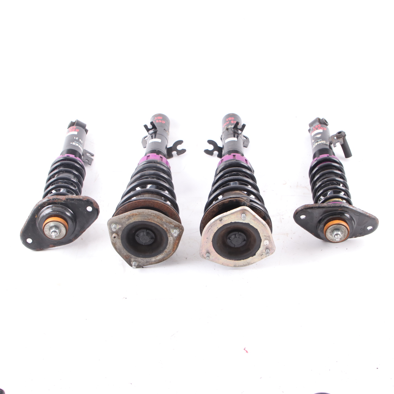 Spring Strut Mini R55 Stance+ Front Rear Suspension N/O/S Shock Absorber Set