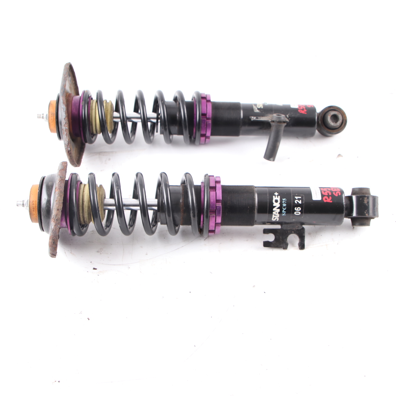 Spring Strut Mini R55 Stance+ Front Rear Suspension N/O/S Shock Absorber Set