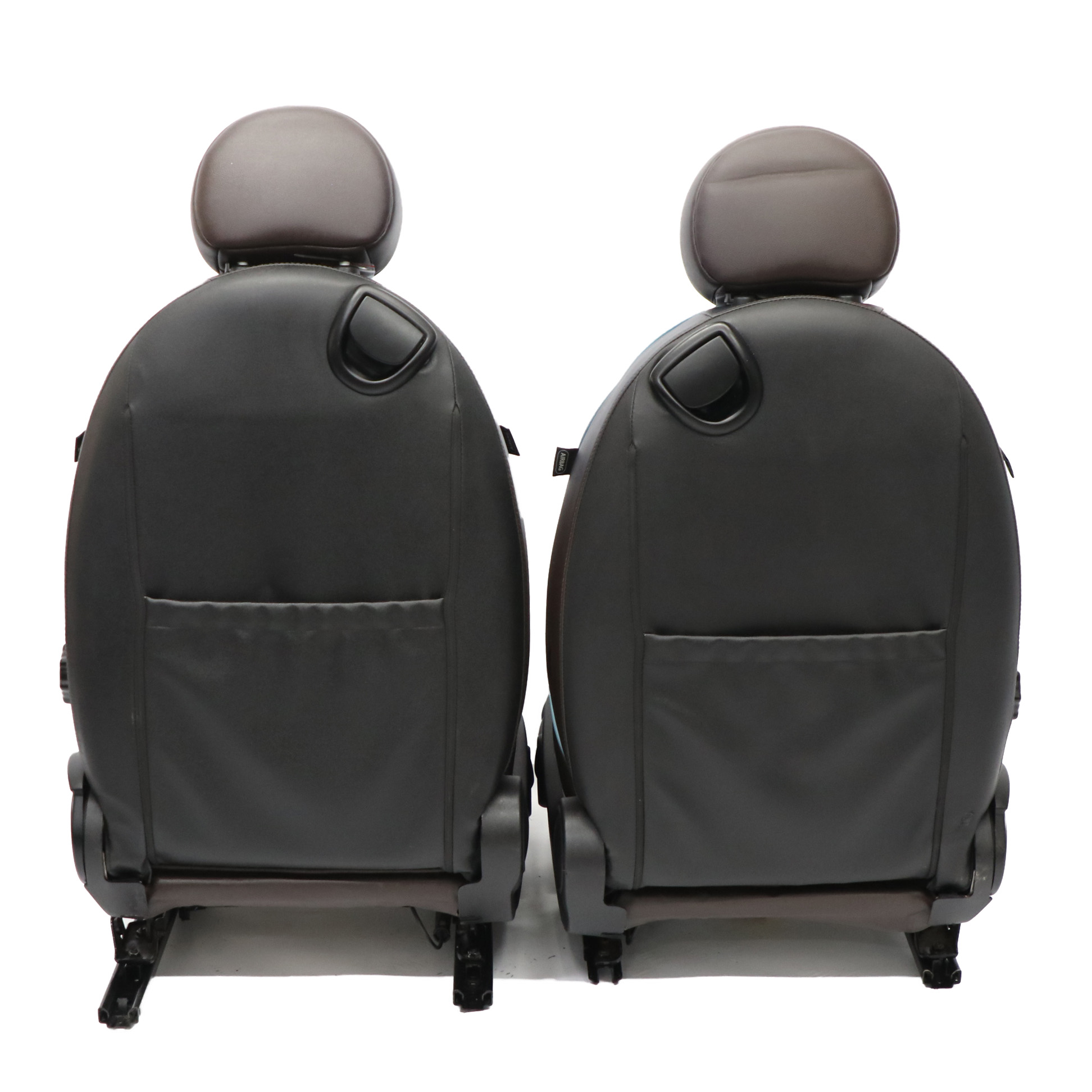 Mini R57 Convertible Leather Seats Heated Sport Lounge Dark Truffle Seat Set