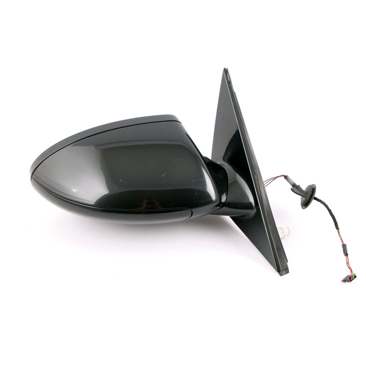 BMW E60 M5 Power Fold Auto Dip Right Wing Mirror O/S Black Sapphire Metallic 475