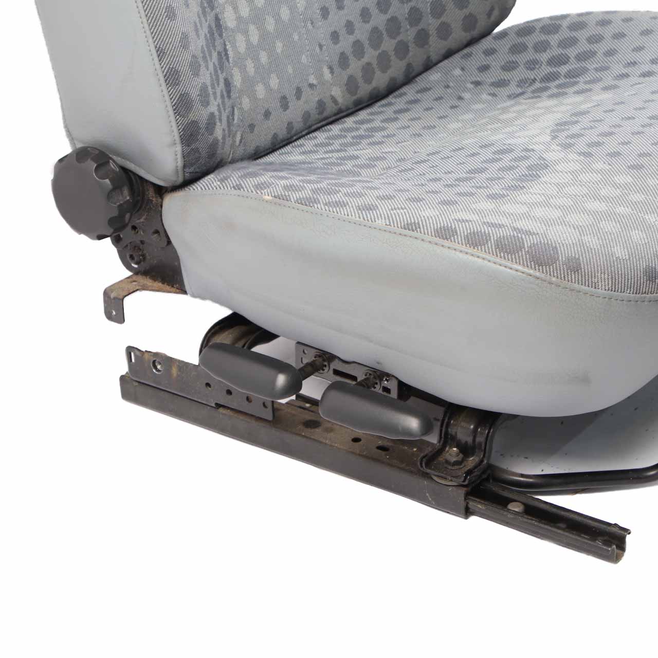 Ford Transit Front Seat Right O/S Passenger Side Double Seat Cloth Lichen Grey