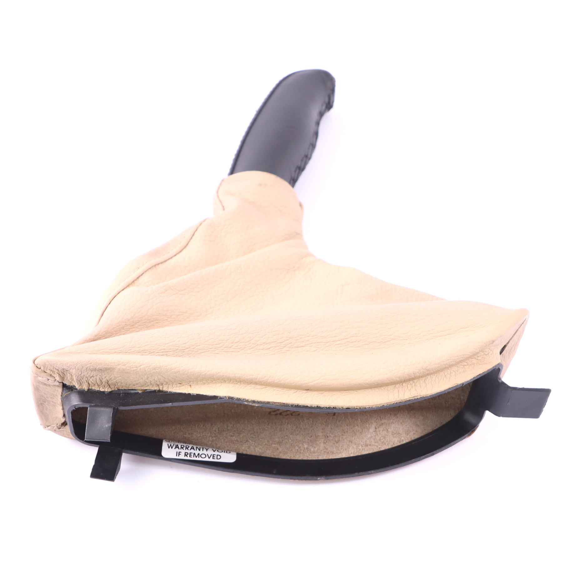 BMW E39 Handbrake Lever Cover Parking Brake Gaiter Leather Beige