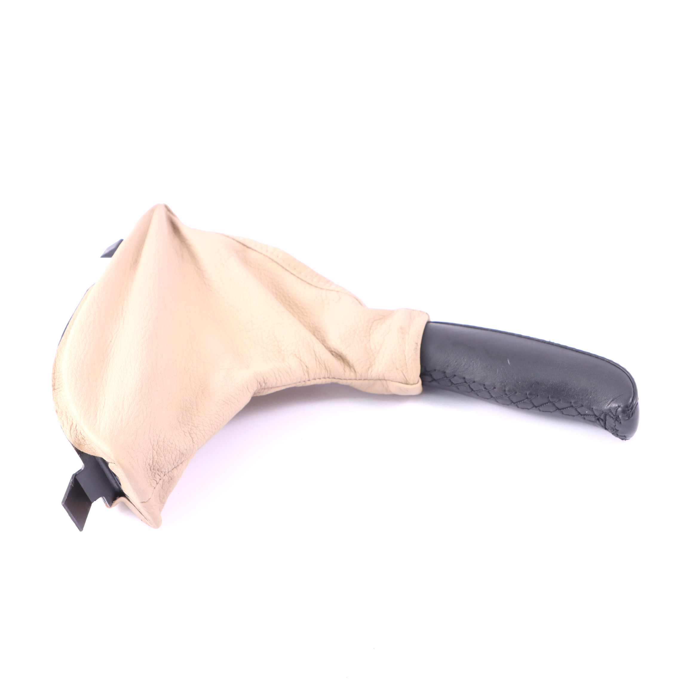 BMW E39 Handbrake Lever Cover Parking Brake Gaiter Leather Beige