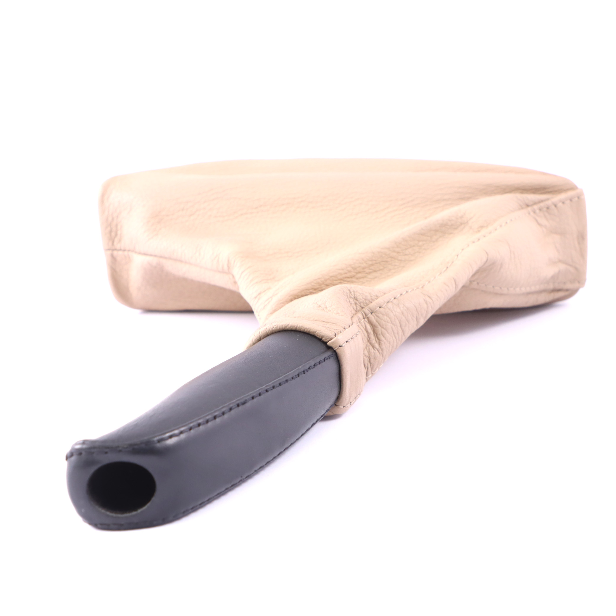 BMW E39 Handbrake Lever Cover Parking Brake Gaiter Leather Beige