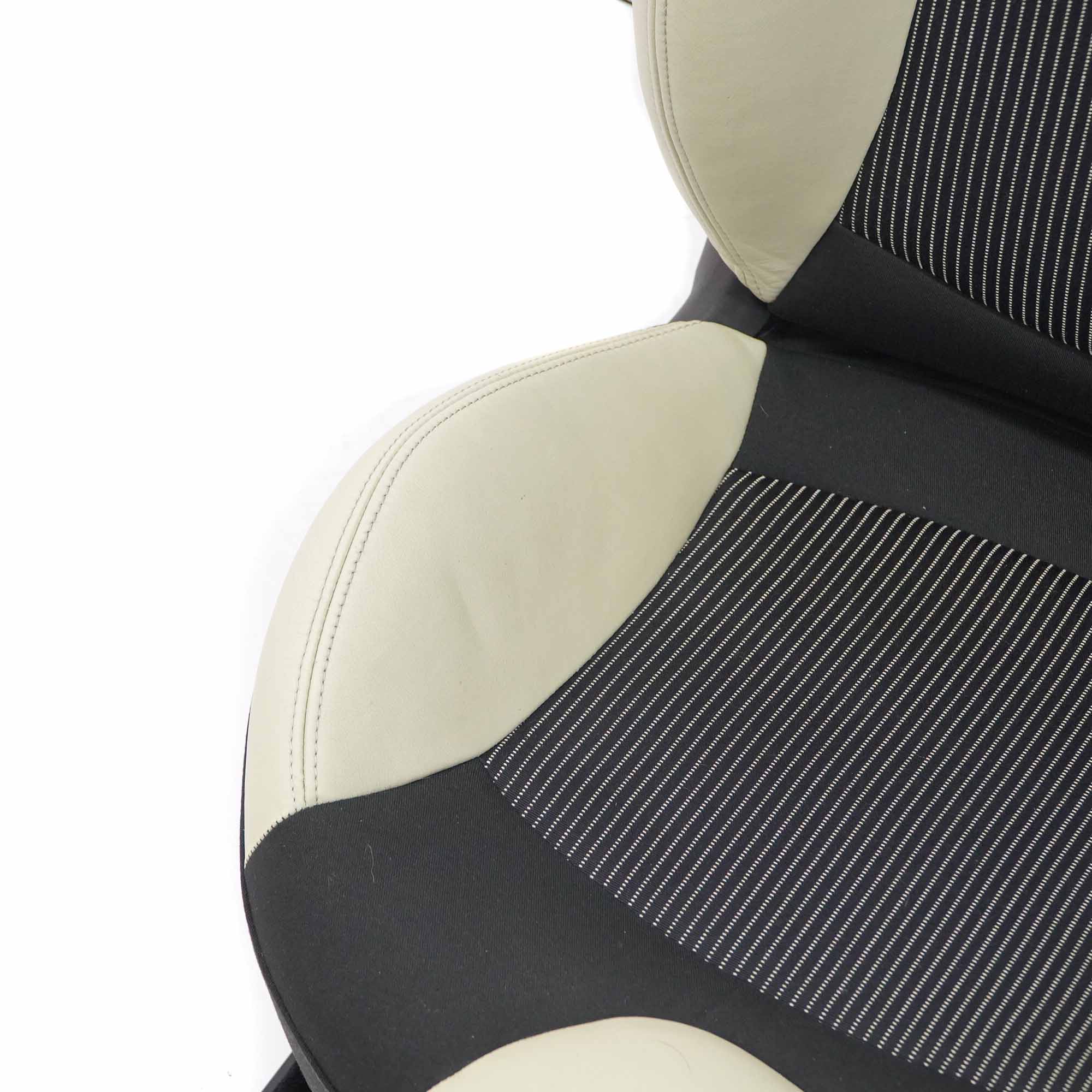 Front Seat MINI R55 R56 R57 Left N/S Sport Cloth Cream White Leather Ray