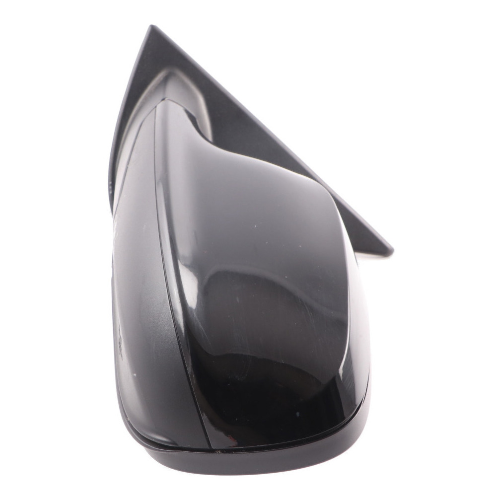 Door Wing Mirror BMW X1 E84 Heated Left N/S Outside Schwarz 2 Black 668