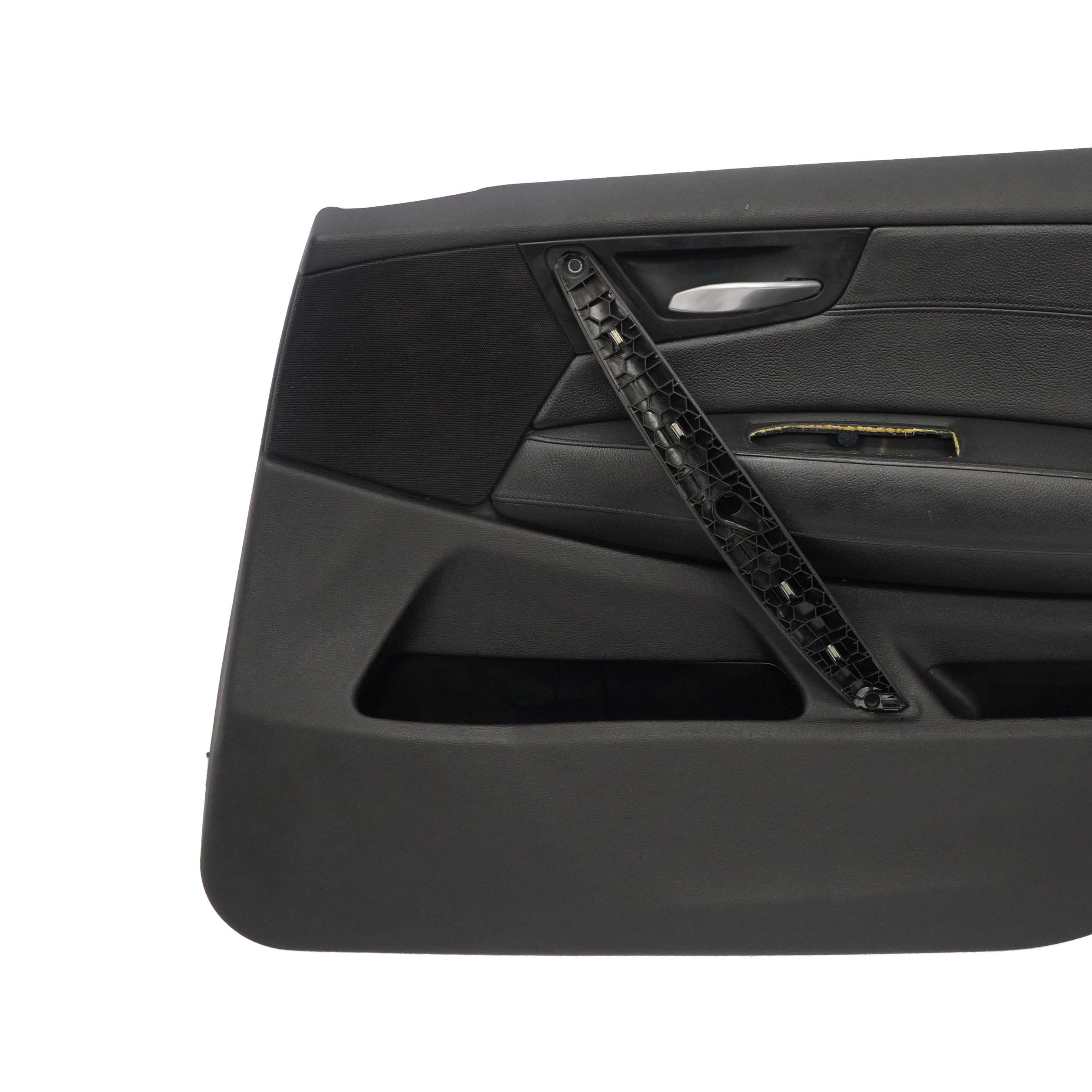 BMW X3 Series E83 LCI Front Right O/S Door Card Lining Leather Trim Black