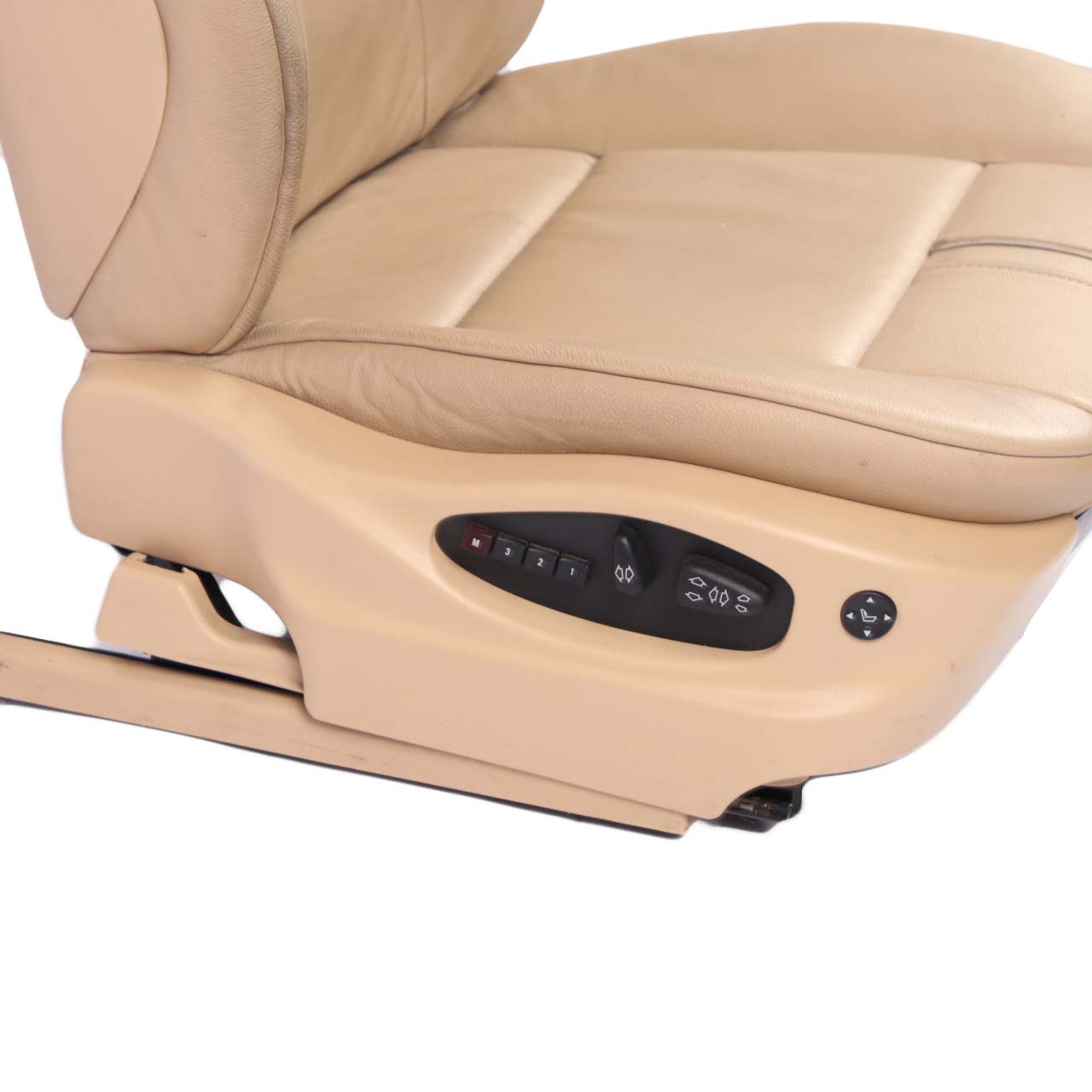 Front Seat BMW E83 LCI Memory Lumbar Right O/S Driver Leather Nevada Sand Beige