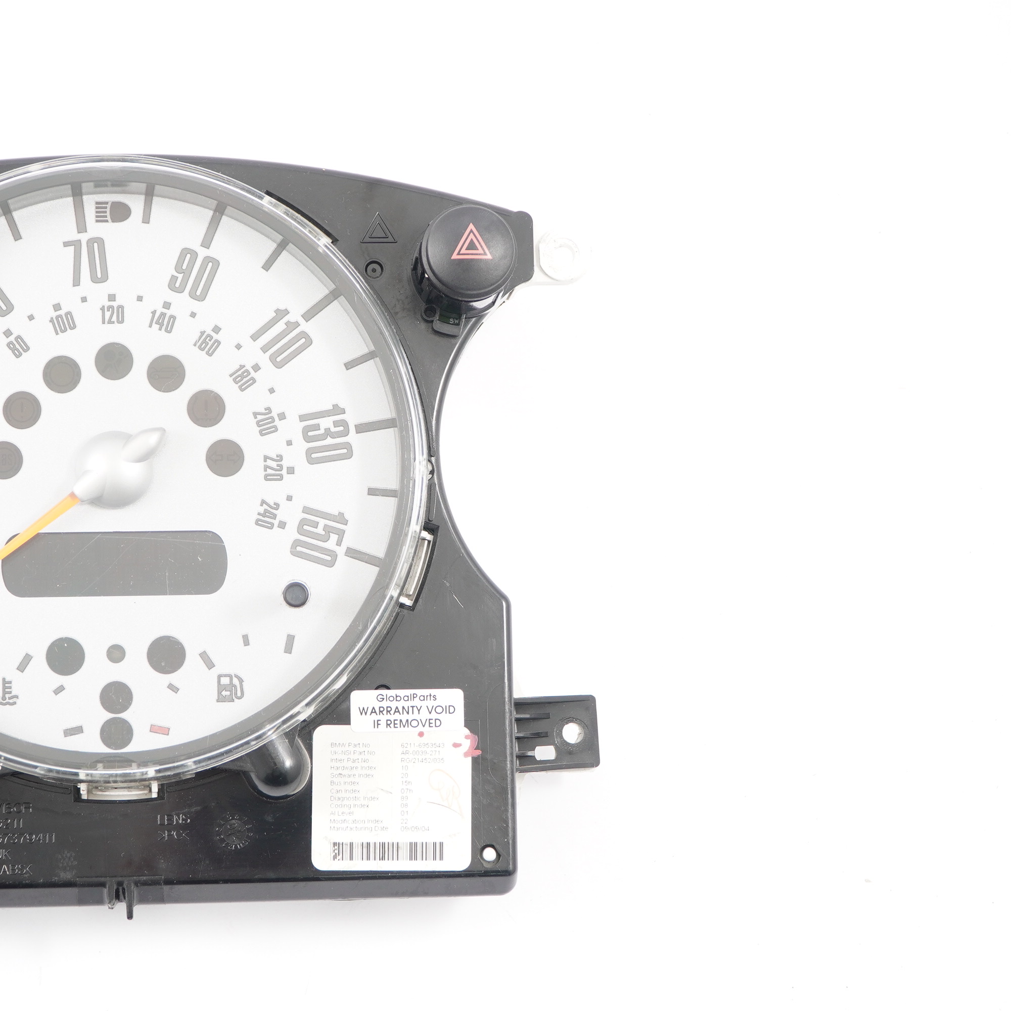 Mini Cooper R50 R52 Speedometer Speedo Clock Instrument Cluster Manual