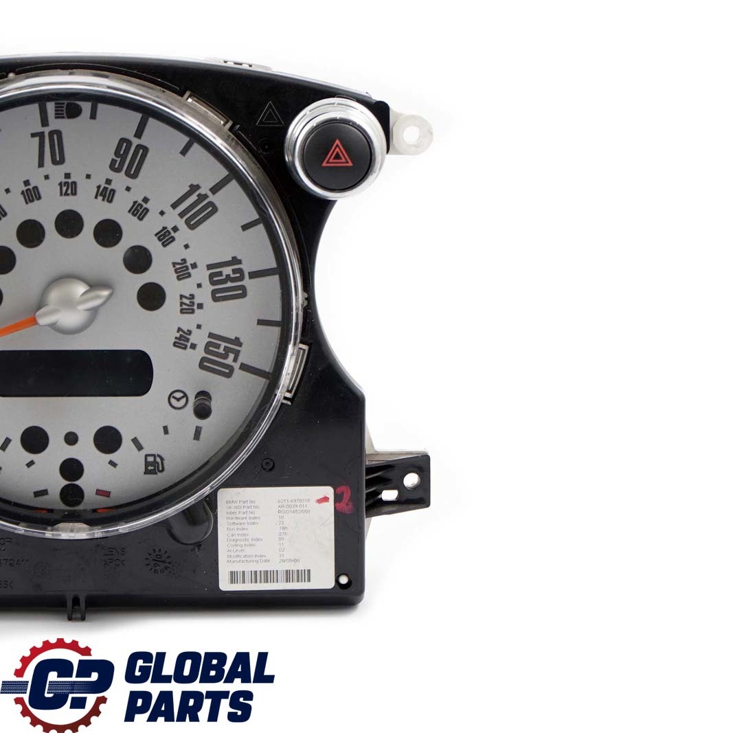 Mini Cooper 2 R50 R52 Speedometer Speedo Clock Instrument Cluster 6978318