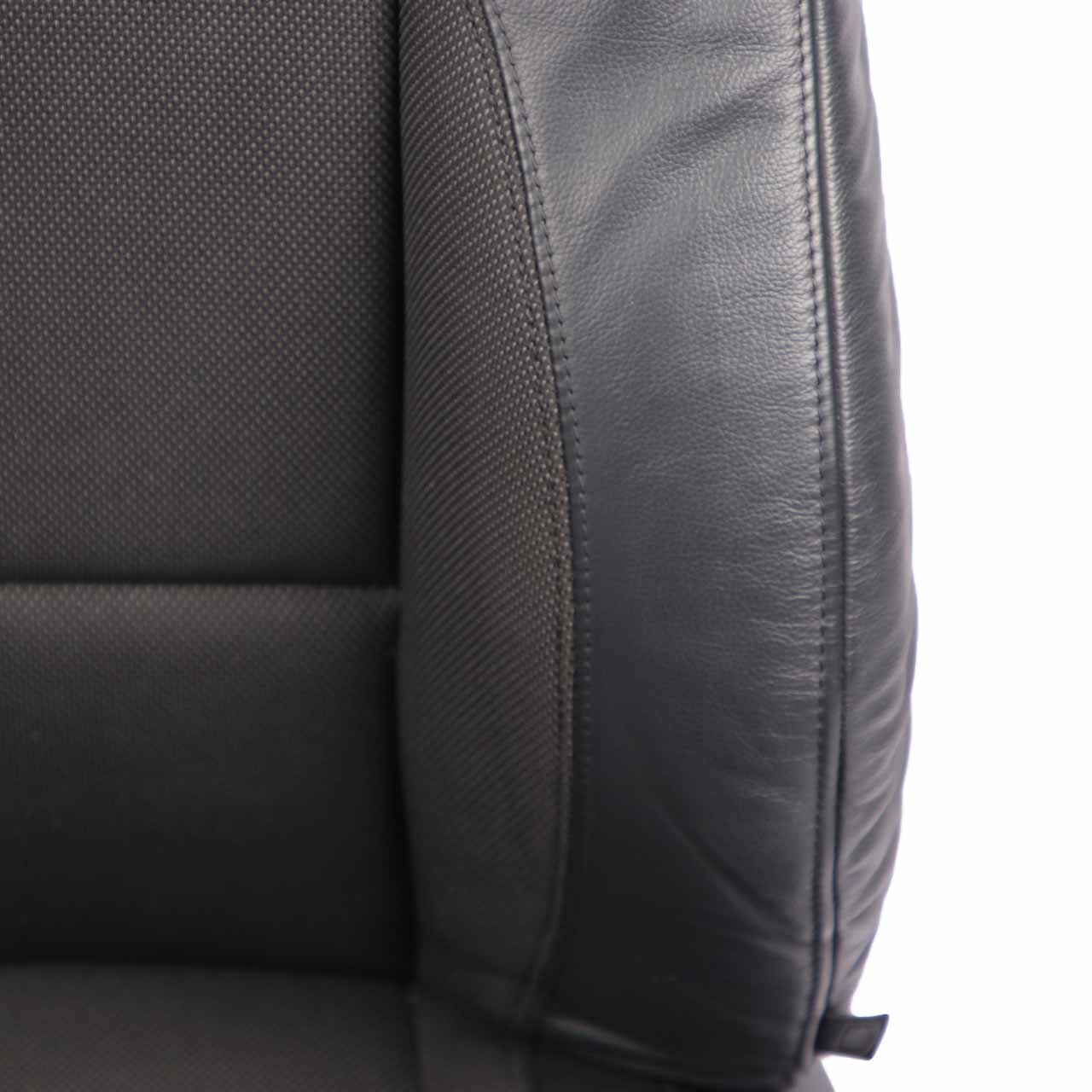 BMW E92 M Sport Black Leather / Cloth Front Left Right N/O/S Seats Memory