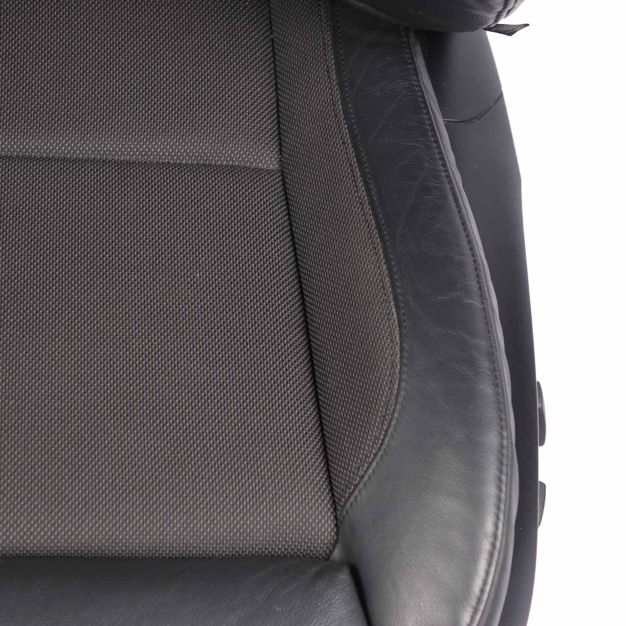 BMW E92 M Sport Black Leather / Cloth Front Left Right N/O/S Seats Memory