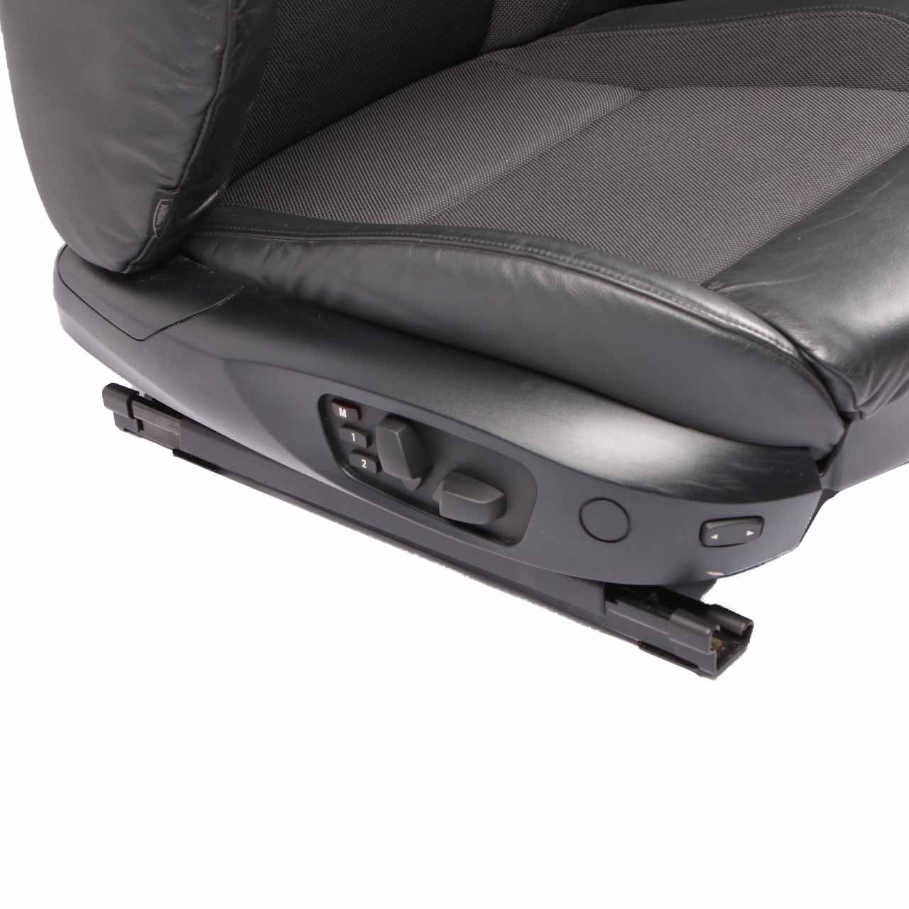 BMW E92 M Sport Black Leather / Cloth Front Left Right N/O/S Seats Memory