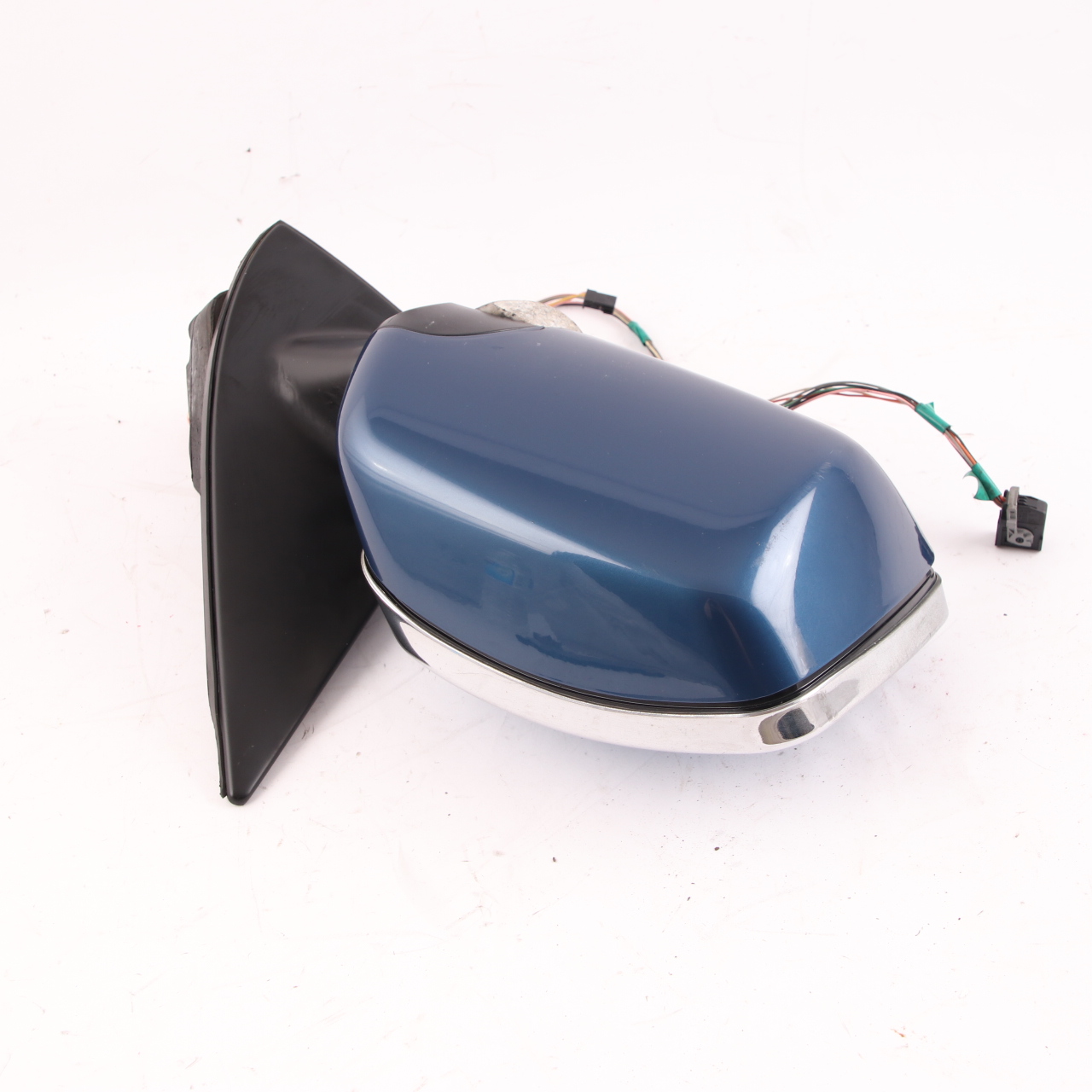 BMW X5 E53 Wing Mirror Door Heated Memory Right O/S Topasblau Topaz Blue 364