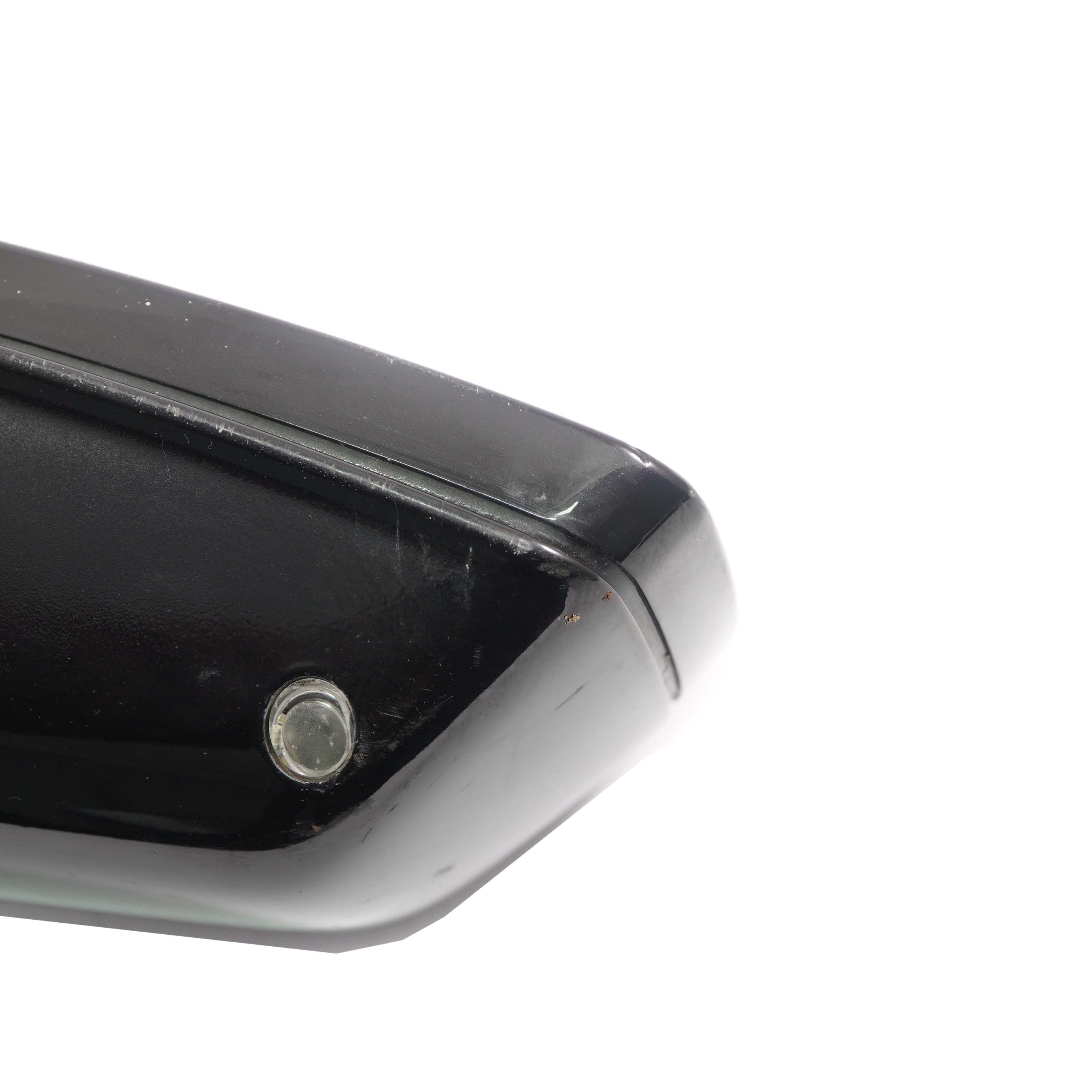 BMW X5 E53 Sport High Gloss Auto Dip Right Wing Mirror O/S Black Sapphire 475