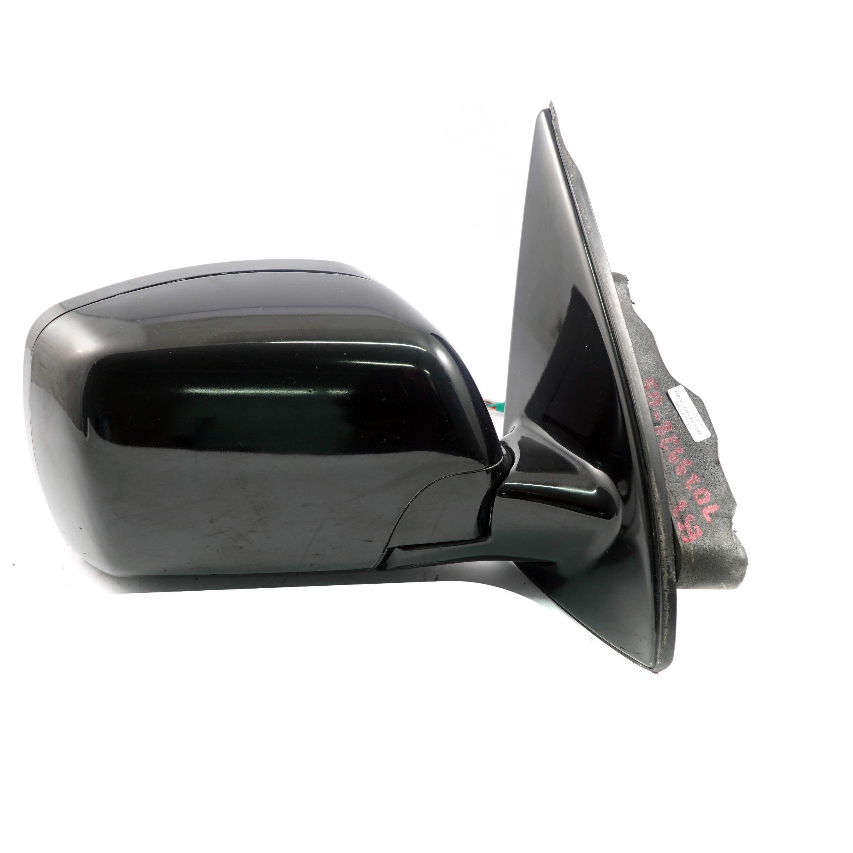 BMW X5 E53 Sport High Gloss Auto Dip Right Wing Mirror O/S Black Sapphire 475