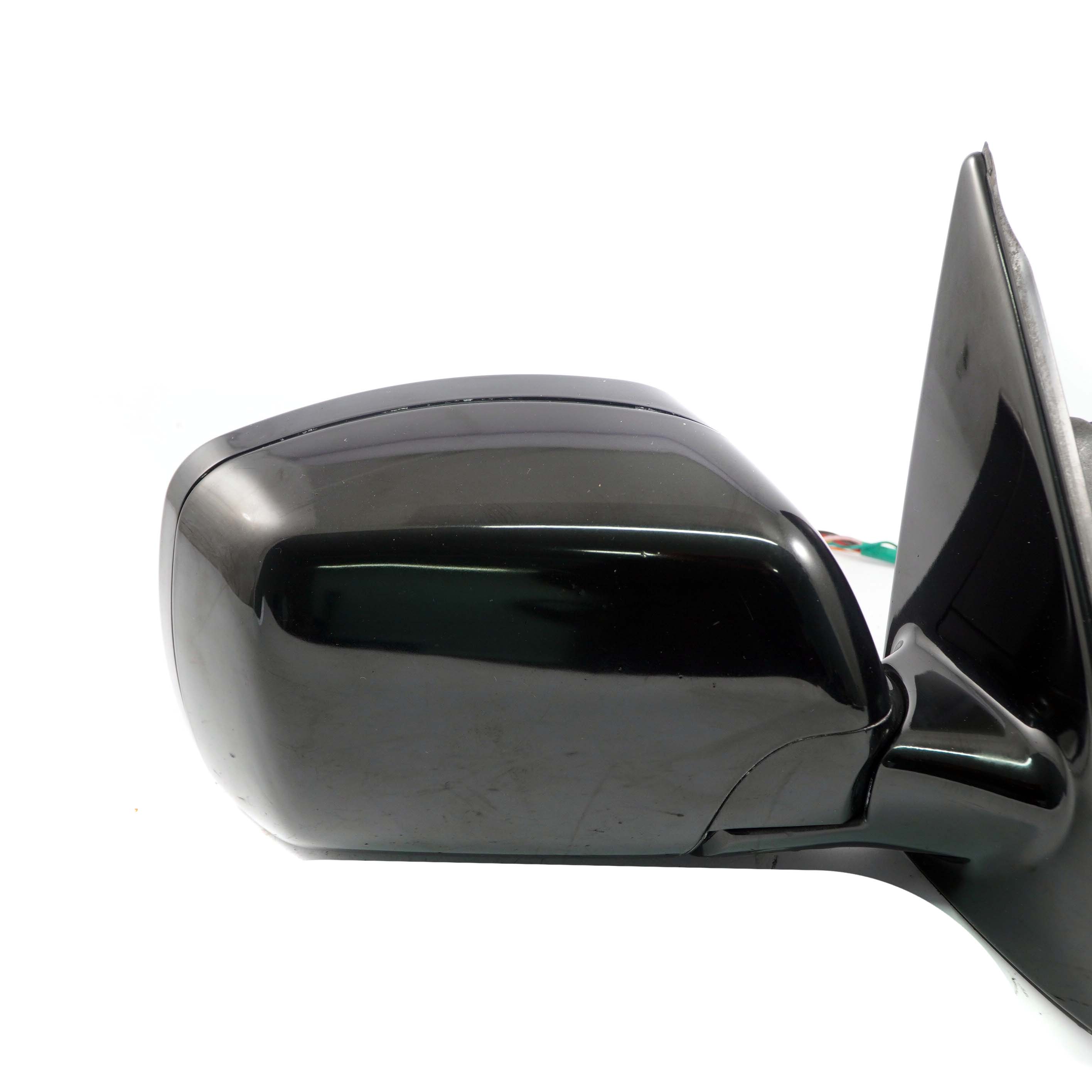 BMW X5 E53 Sport High Gloss Auto Dip Right Wing Mirror O/S Black Sapphire 475