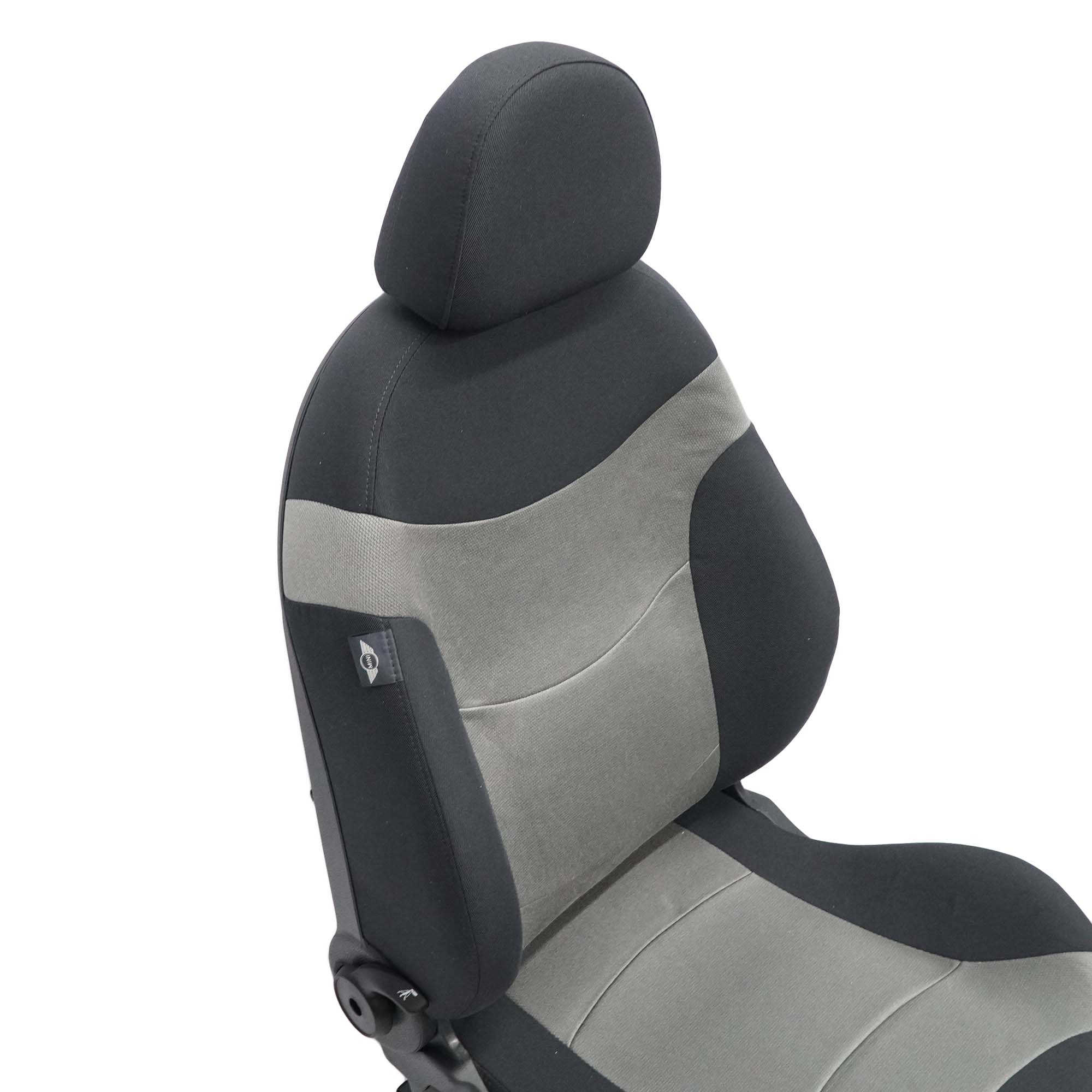 Mini Cooper R50 R53 Front Left N/S Sport Seat Fabric Cloth Space Panther Black