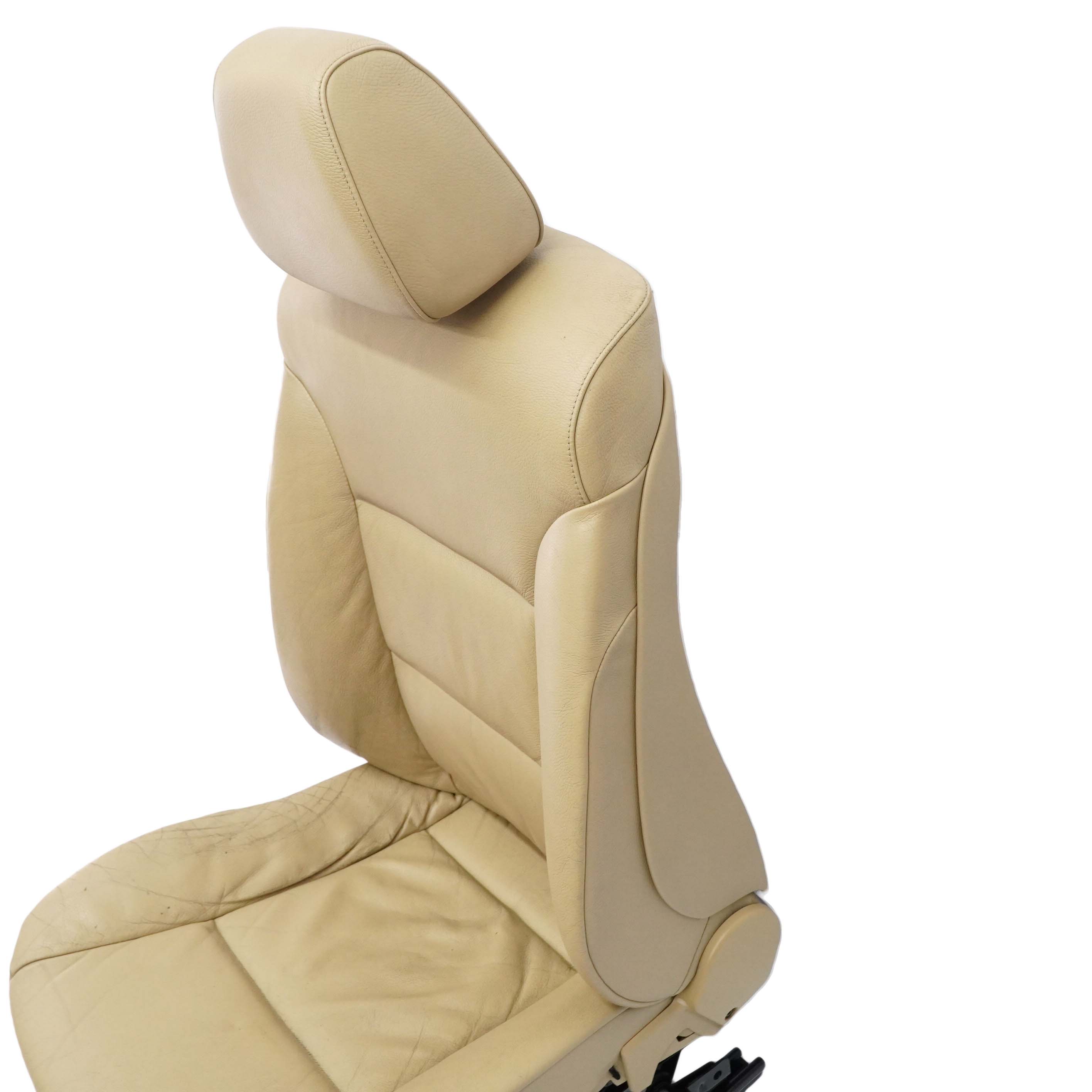 Front Seat BMW E60 E61 Beige Leather Dakota Right O/S Driver's Side Memory